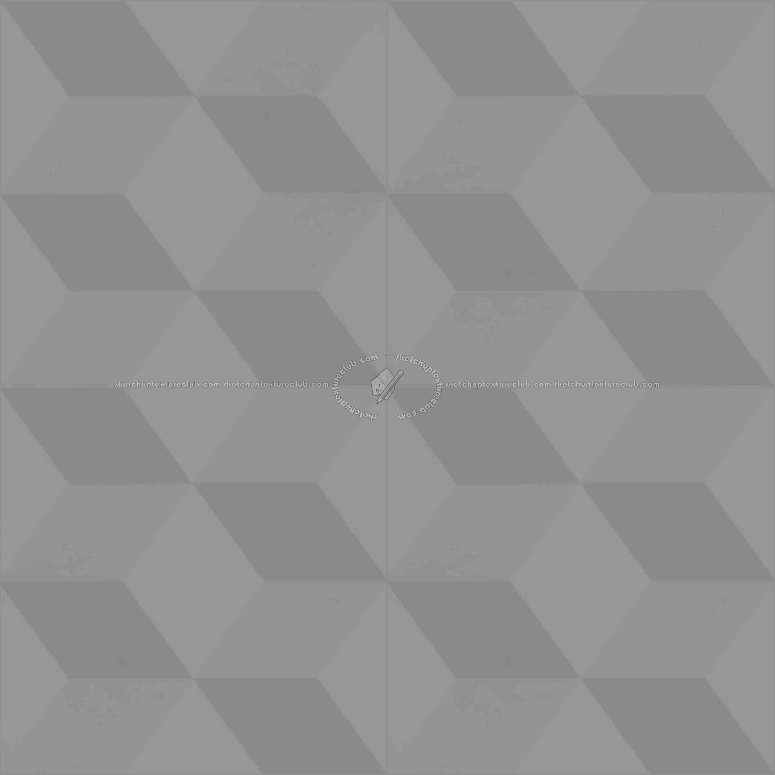 Textures   -   ARCHITECTURE   -   TILES INTERIOR   -   Cement - Encaustic   -   Cement  - Illusion cement concrete tile texture seamless 13386 - Displacement