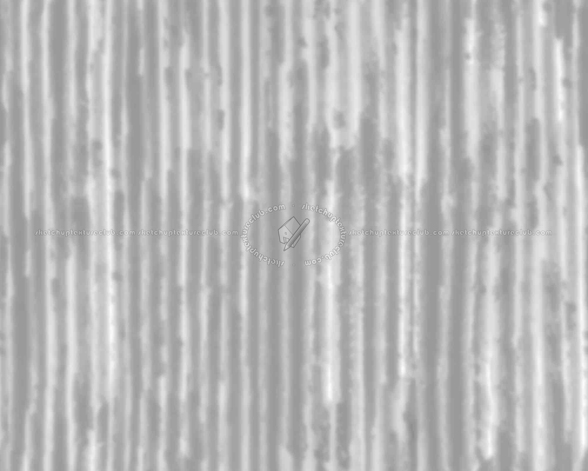 Textures   -   MATERIALS   -   METALS   -   Corrugated  - Iron corrugated dirt rusty metal texture seamless 09989 - Displacement