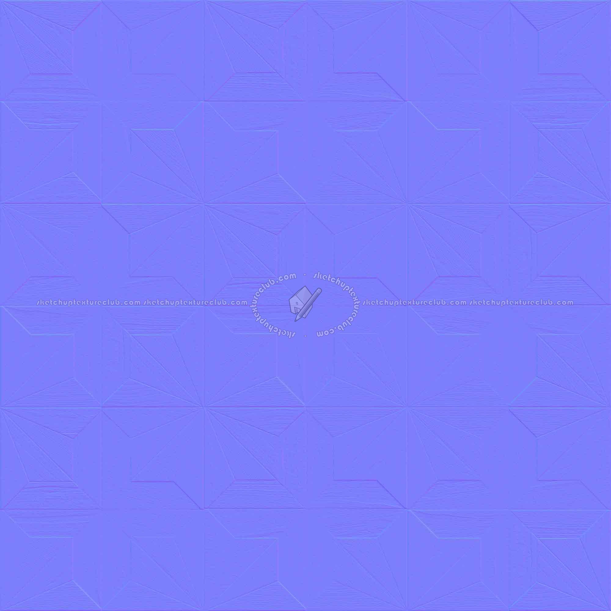 Textures   -   ARCHITECTURE   -   WOOD FLOORS   -   Geometric pattern  - Parquet geometric pattern texture seamless 04793 - Normal