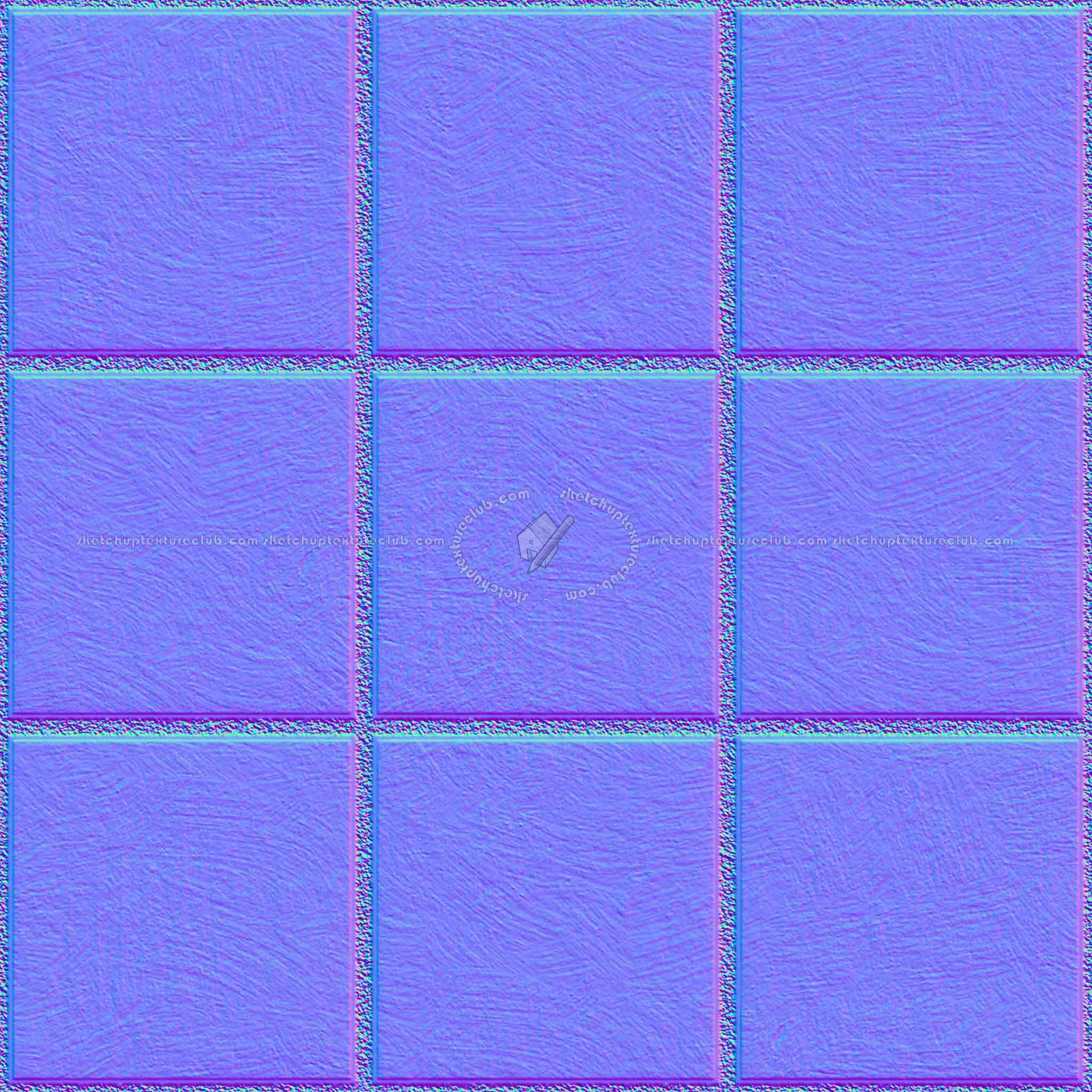 Textures   -   ARCHITECTURE   -   PAVING OUTDOOR   -   Concrete   -   Blocks regular  - Paving outdoor concrete regular block texture seamless 05697 - Normal