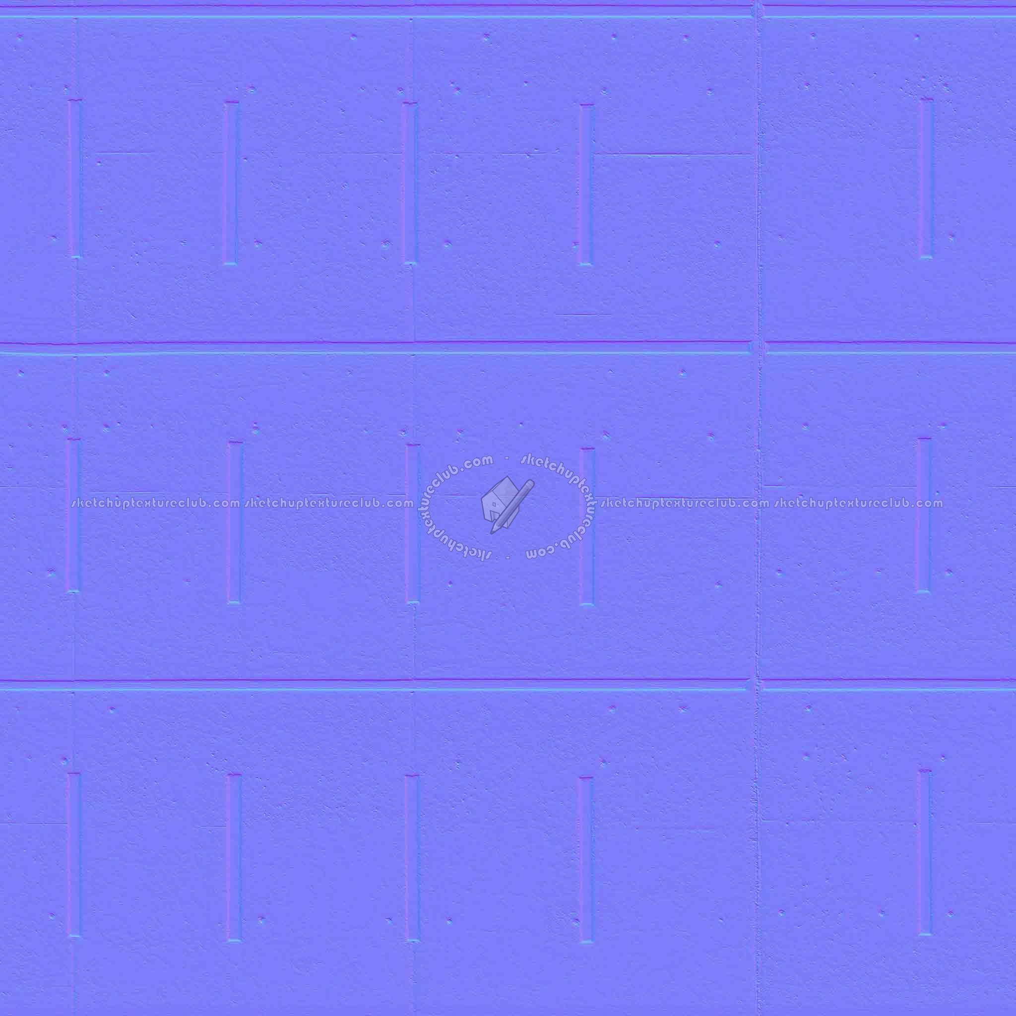 Textures   -   ARCHITECTURE   -   CONCRETE   -   Plates   -   Tadao Ando  - Tadao ando concrete plates seamless 01886 - Normal