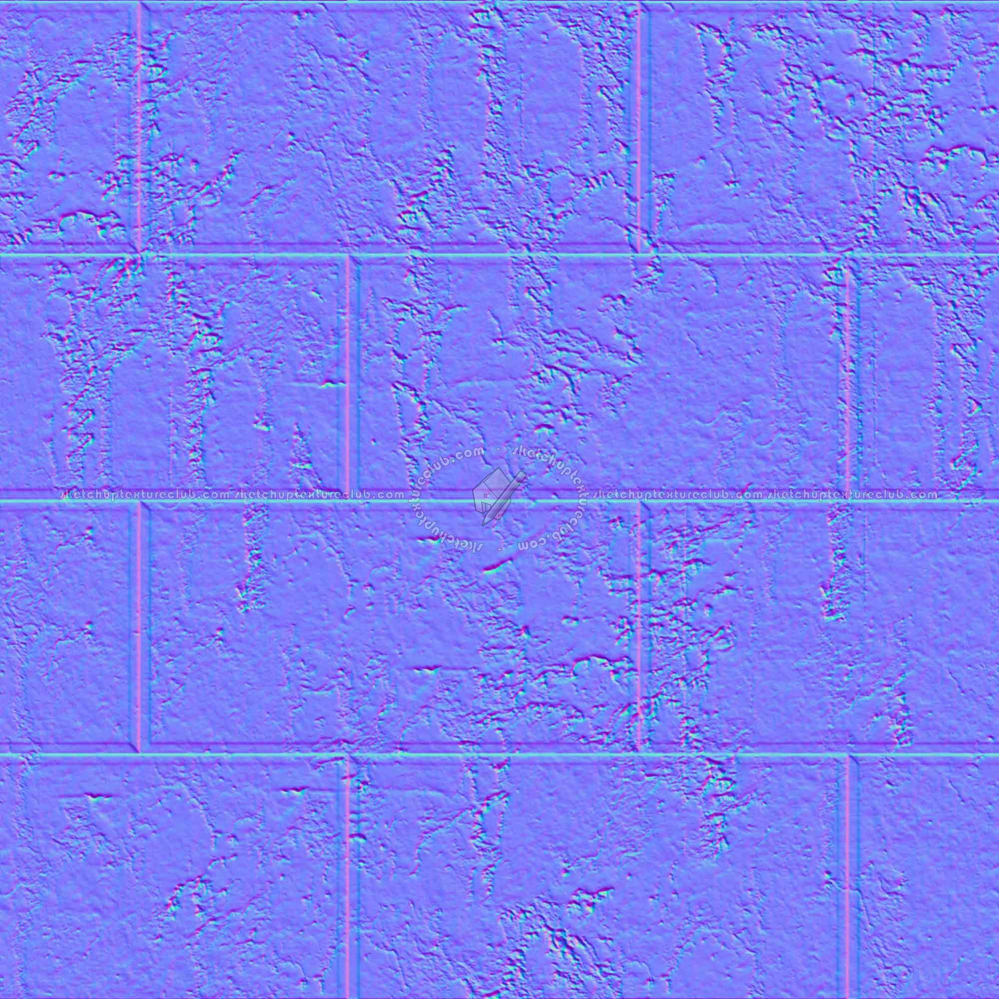 Textures   -   ARCHITECTURE   -   CONCRETE   -   Plates   -   Dirty  - Concrete dirt plates wall texture seamless 01788 - Normal