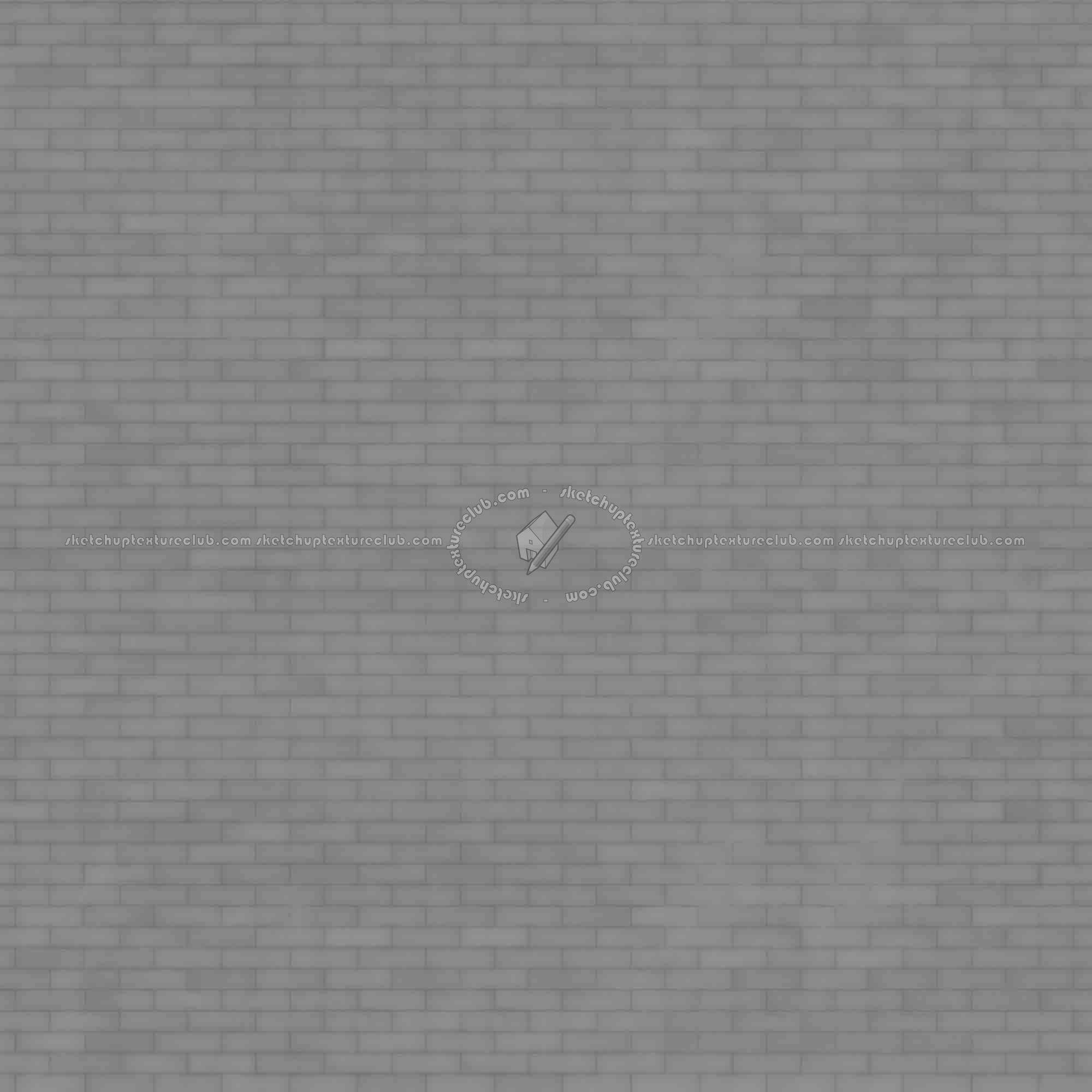 Textures   -   ARCHITECTURE   -   BRICKS   -   Facing Bricks   -   Smooth  - Facing smooth bricks texture seamless 00322 - Displacement