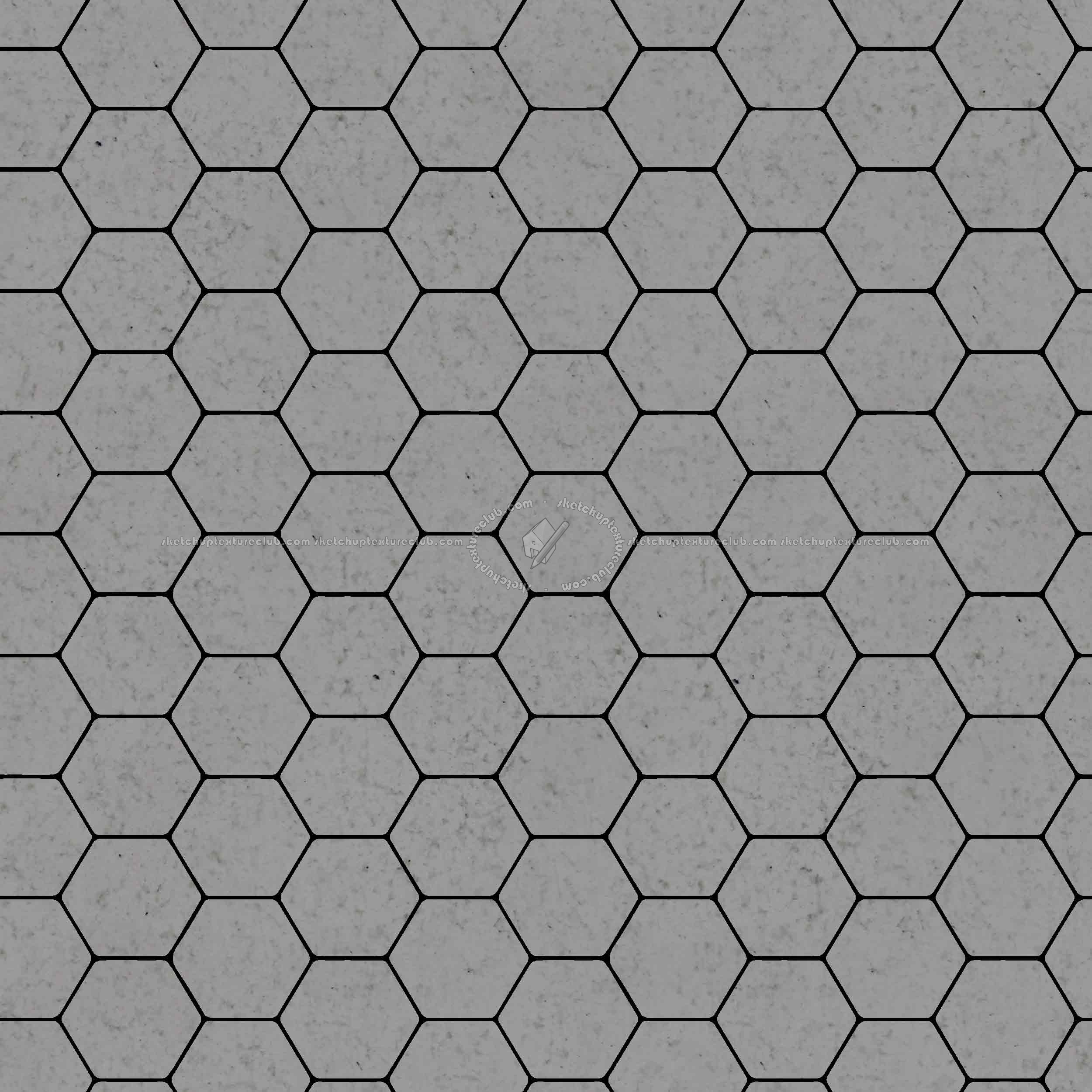 Textures   -   ARCHITECTURE   -   TILES INTERIOR   -   Marble tiles   -   Brown  - hexagonal brown marble tile texture seamless 21412 - Specular