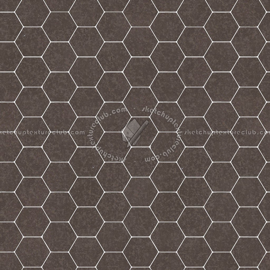 Textures   -   ARCHITECTURE   -   TILES INTERIOR   -   Marble tiles   -   Brown  - hexagonal brown marble tile texture seamless 21412