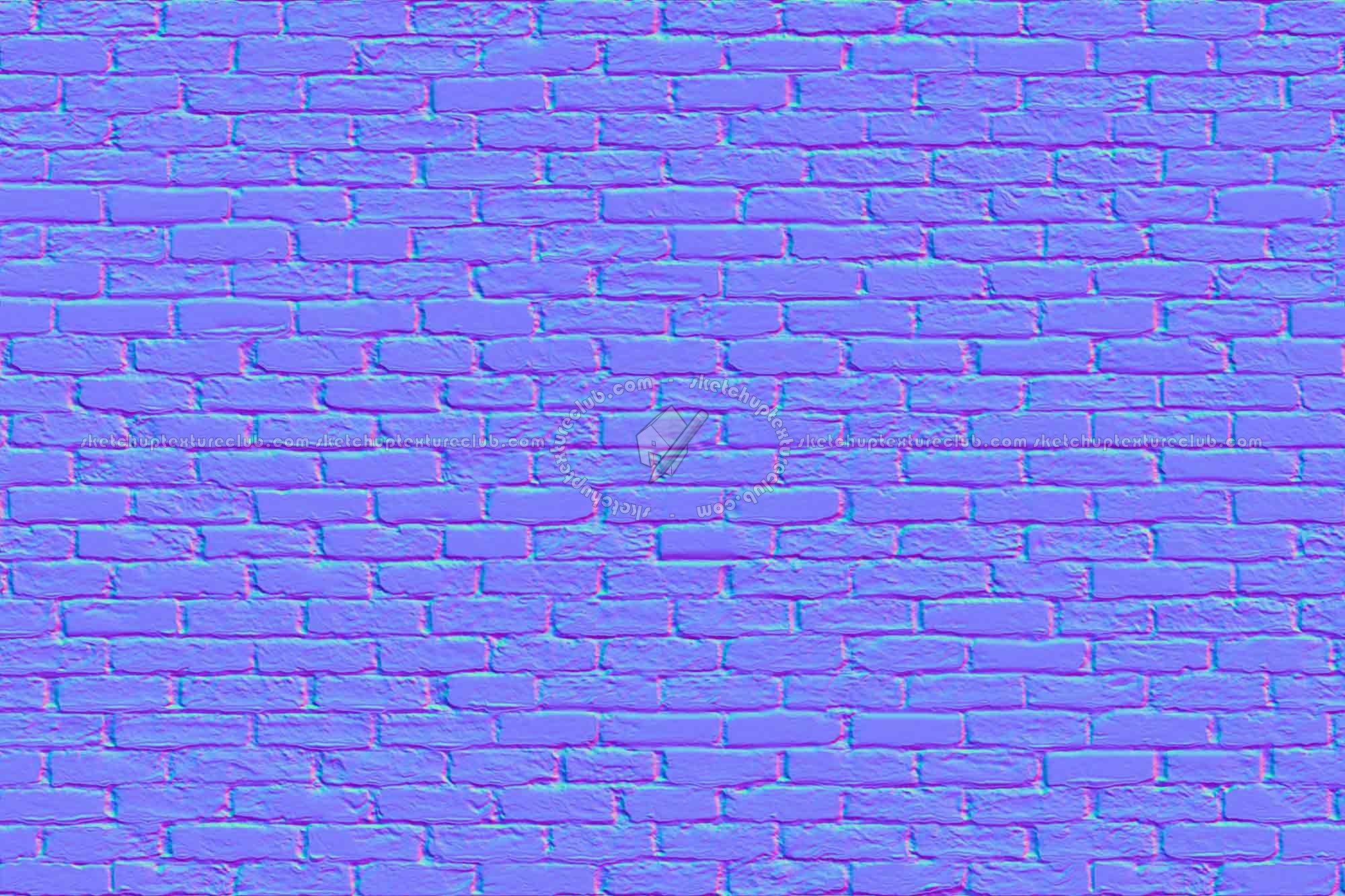 Textures   -   ARCHITECTURE   -   BRICKS   -   Old bricks  - Old bricks texture seamless 00408 - Normal