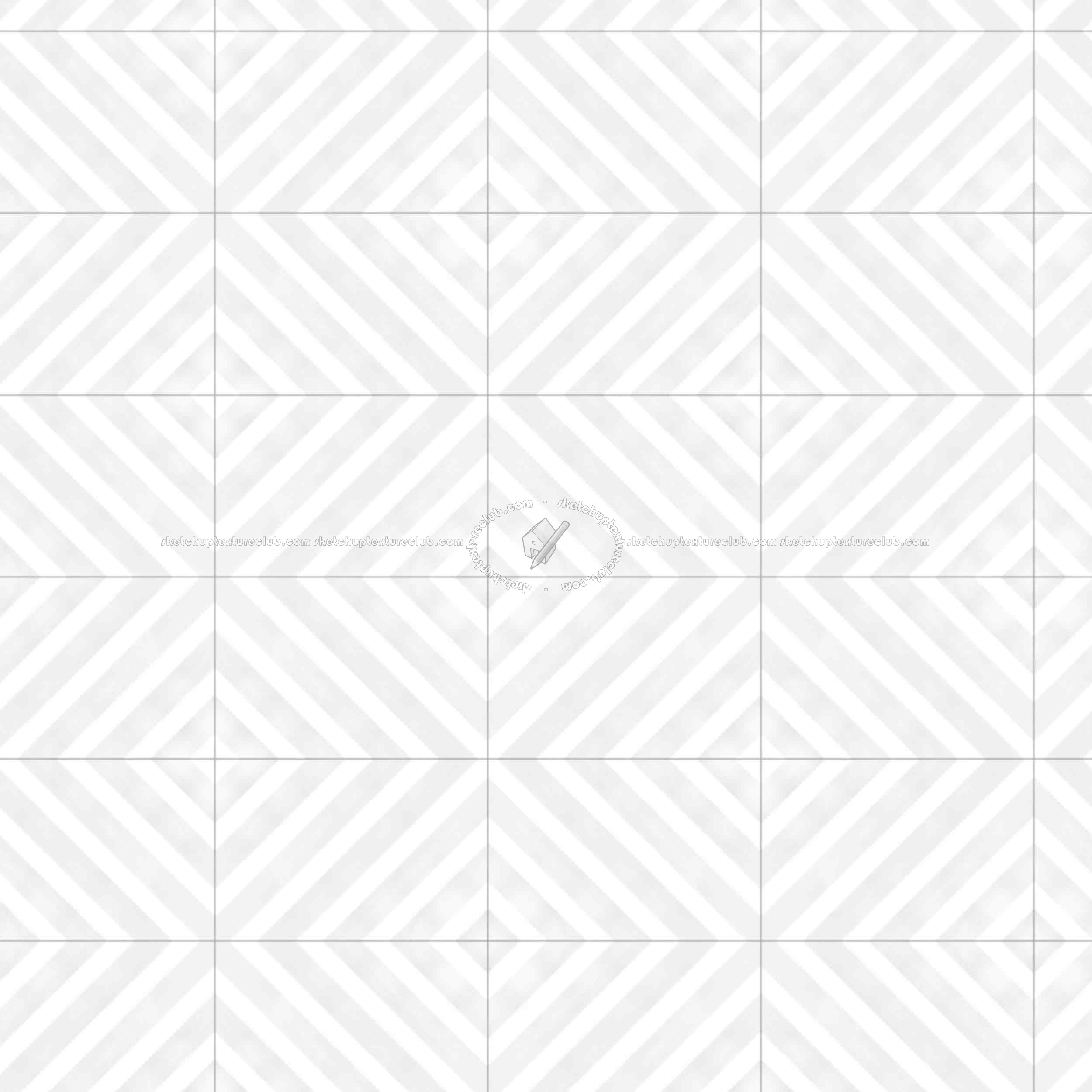 Textures   -   ARCHITECTURE   -   WOOD FLOORS   -   Geometric pattern  - Parquet geometric pattern texture seamless 04795 - Ambient occlusion