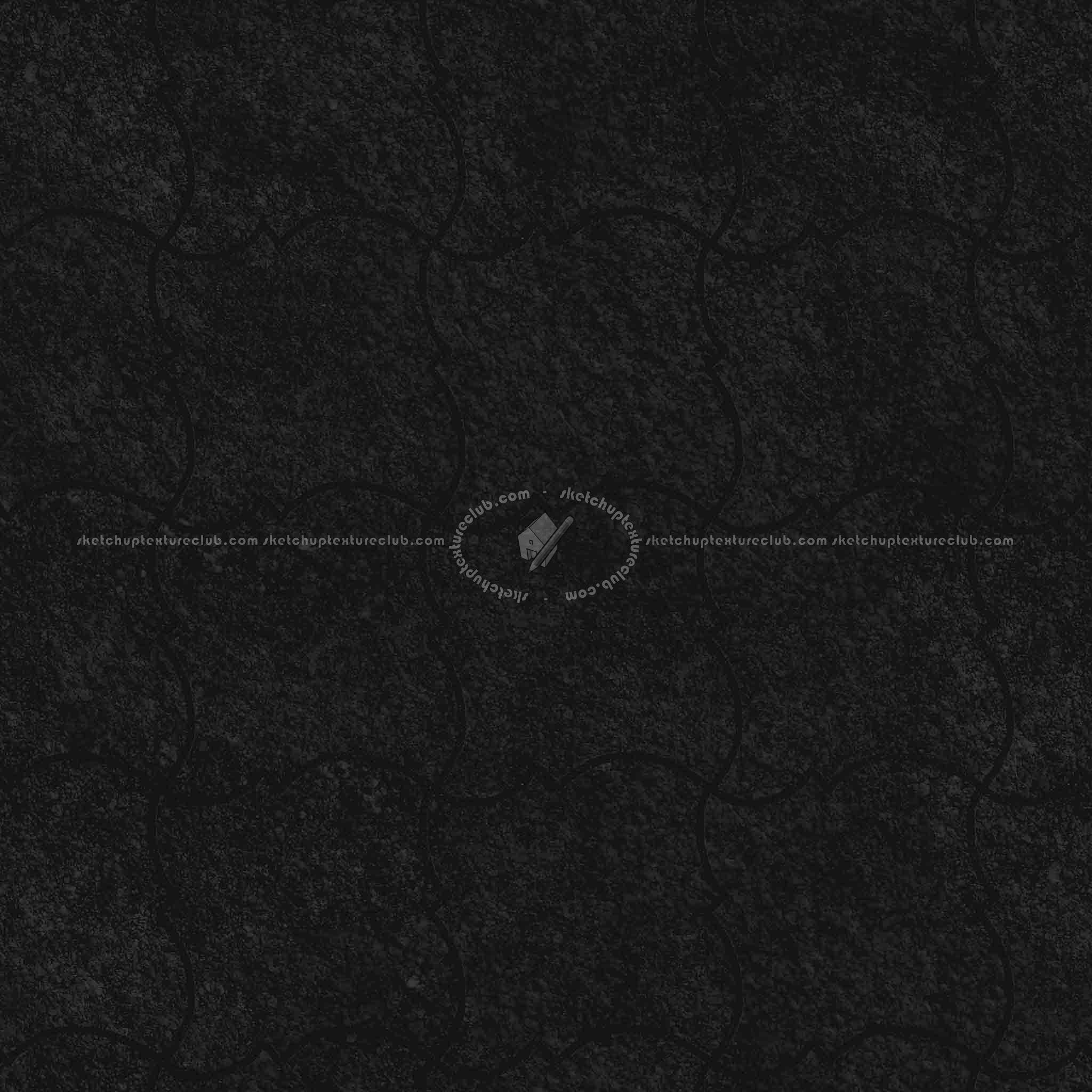 Textures   -   ARCHITECTURE   -   PAVING OUTDOOR   -   Pavers stone   -   Blocks mixed  - Pavers stone mixed size texture seamless 06161 - Specular