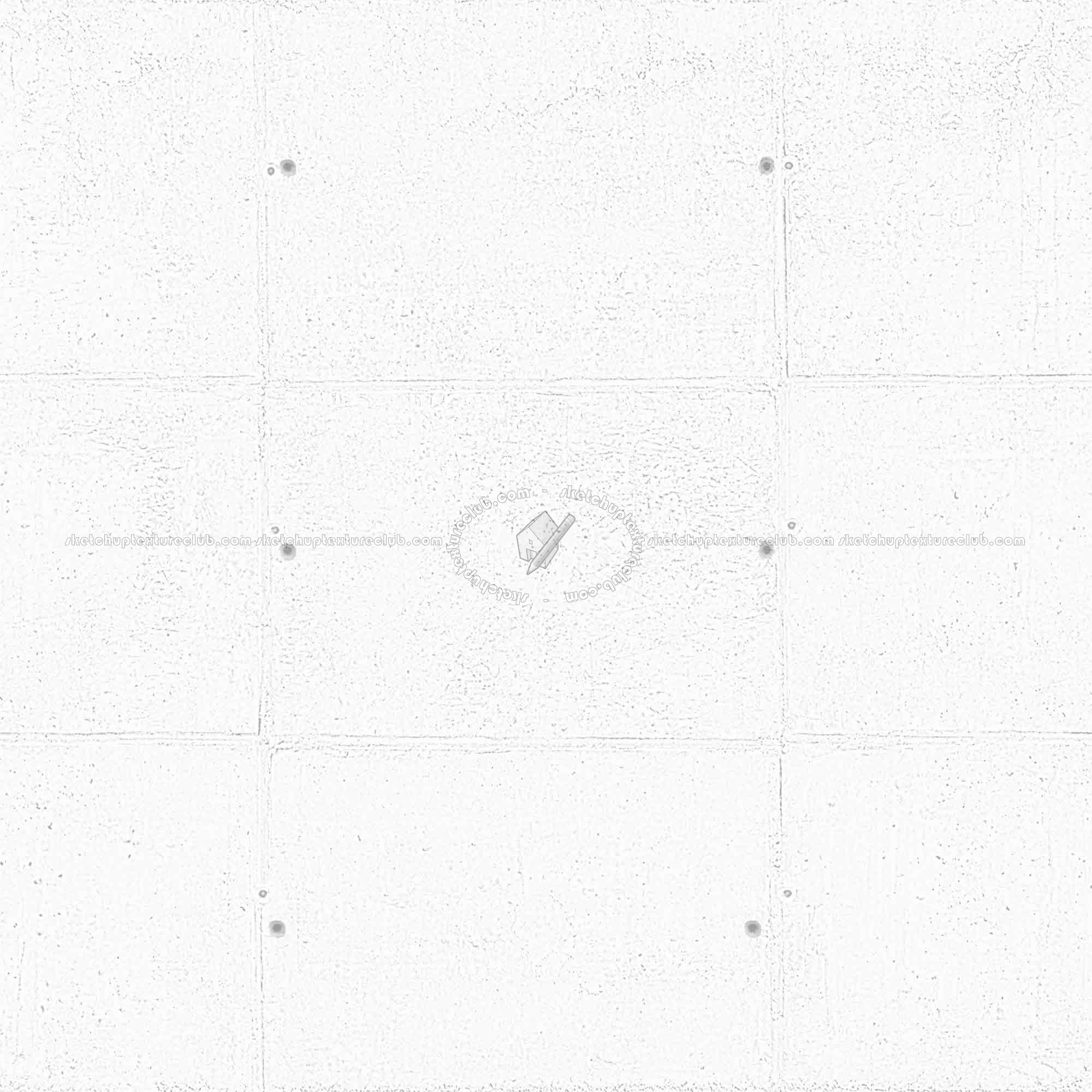 Textures   -   ARCHITECTURE   -   CONCRETE   -   Plates   -   Dirty  - Concrete dirt plates wall texture seamless 01791 - Ambient occlusion