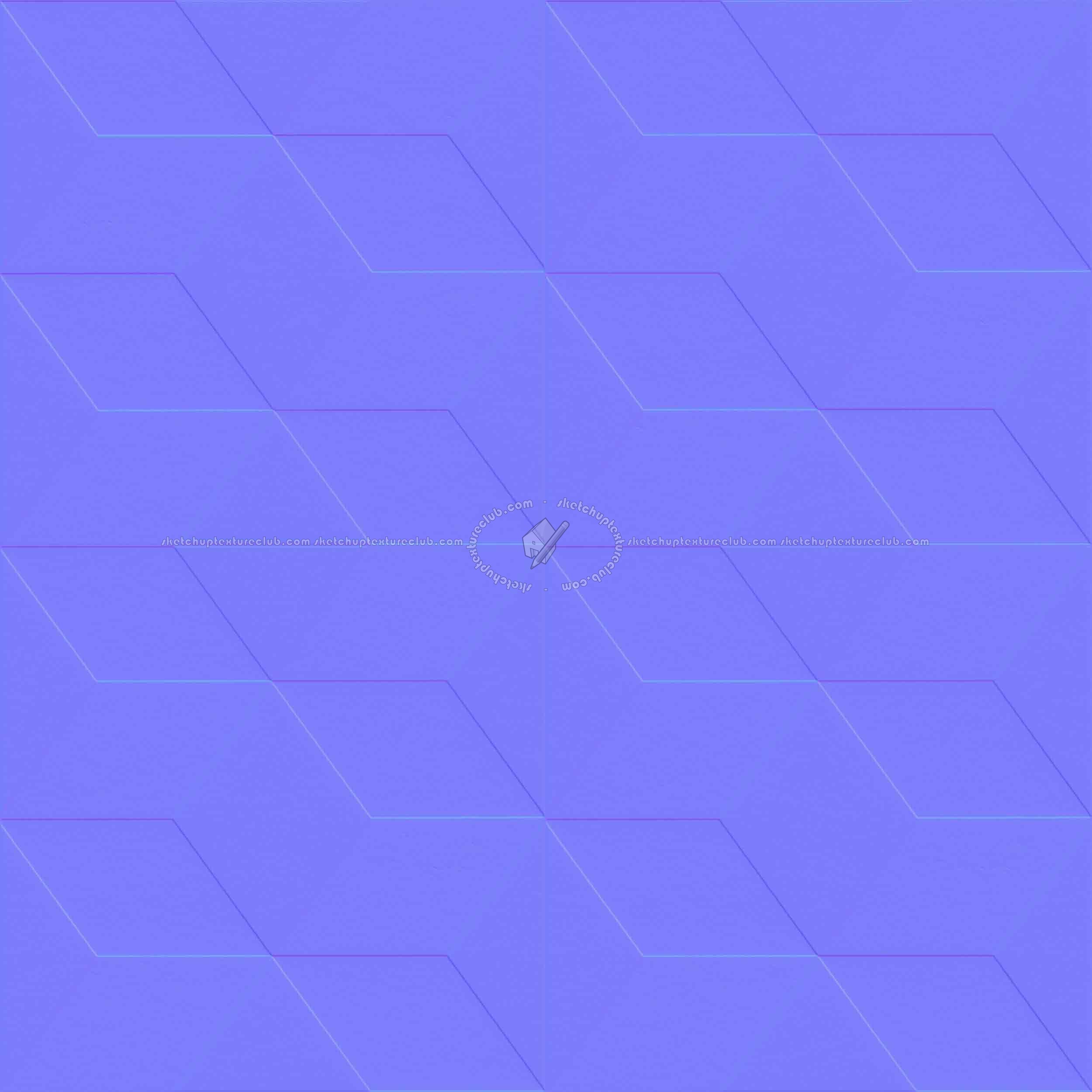 Textures   -   ARCHITECTURE   -   TILES INTERIOR   -   Cement - Encaustic   -   Cement  - Illusion cement concrete tile texture seamless 13390 - Normal