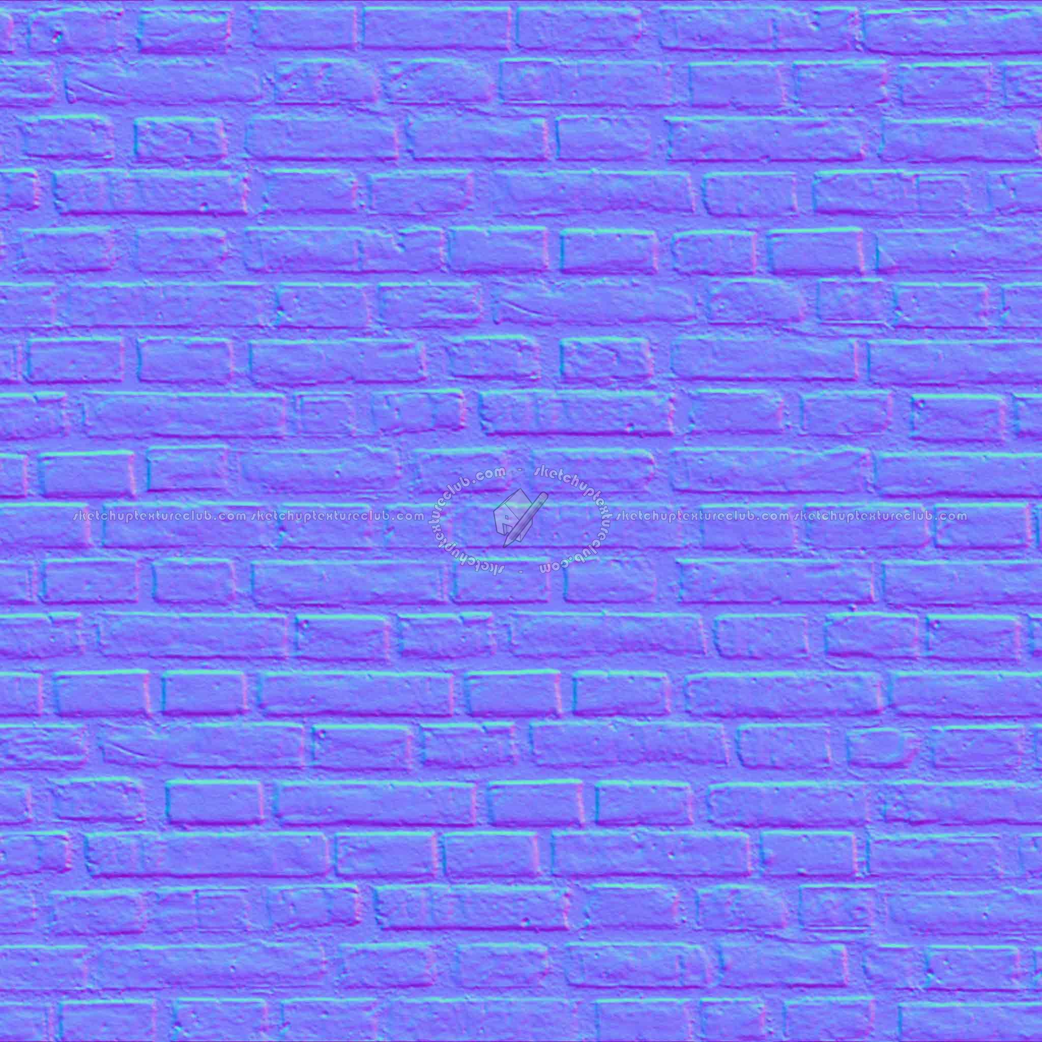 Textures   -   ARCHITECTURE   -   BRICKS   -   Old bricks  - Old bricks texture seamless 00410 - Normal
