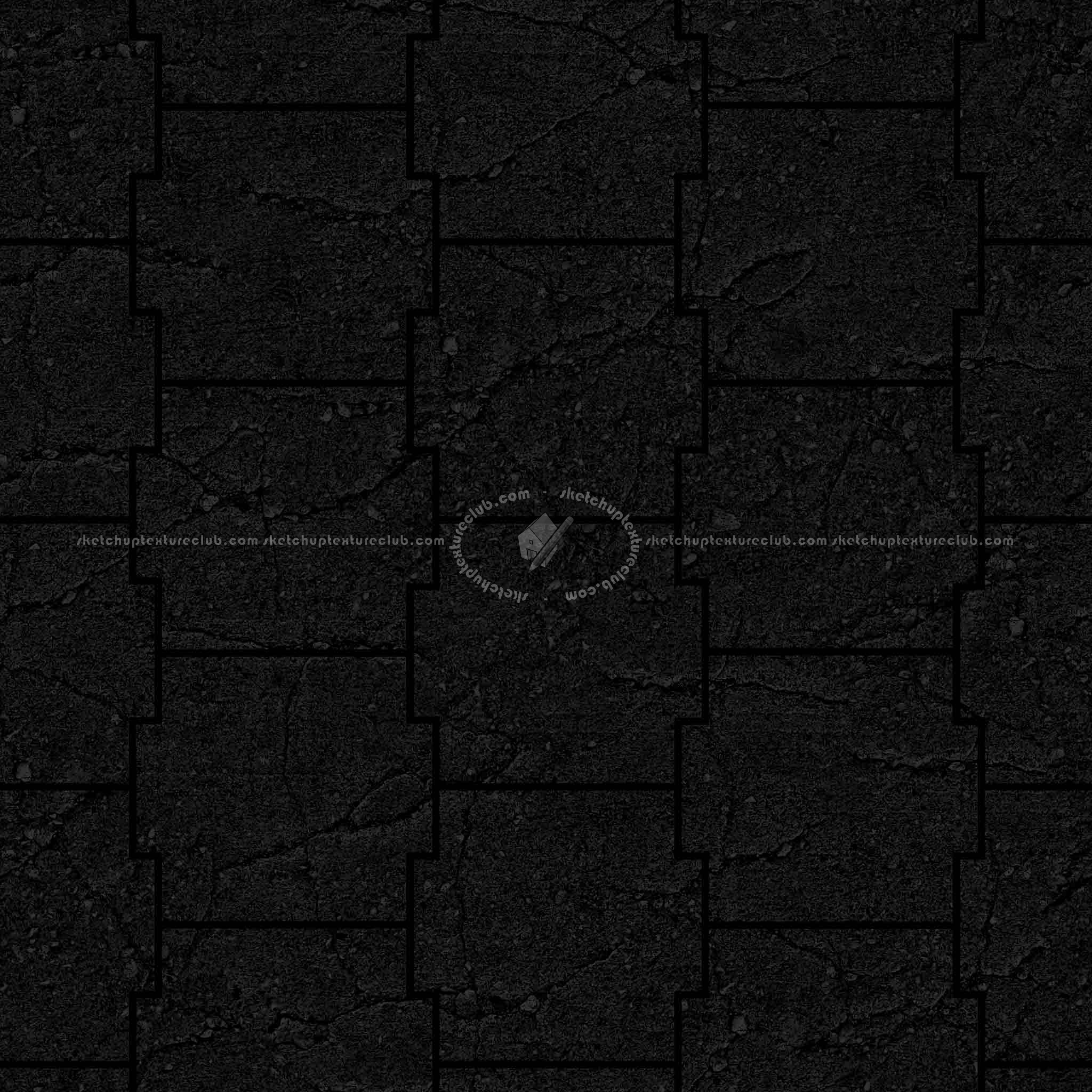 Textures   -   ARCHITECTURE   -   PAVING OUTDOOR   -   Concrete   -   Blocks damaged  - Concrete paving outdoor damaged texture seamless 05555 - Specular