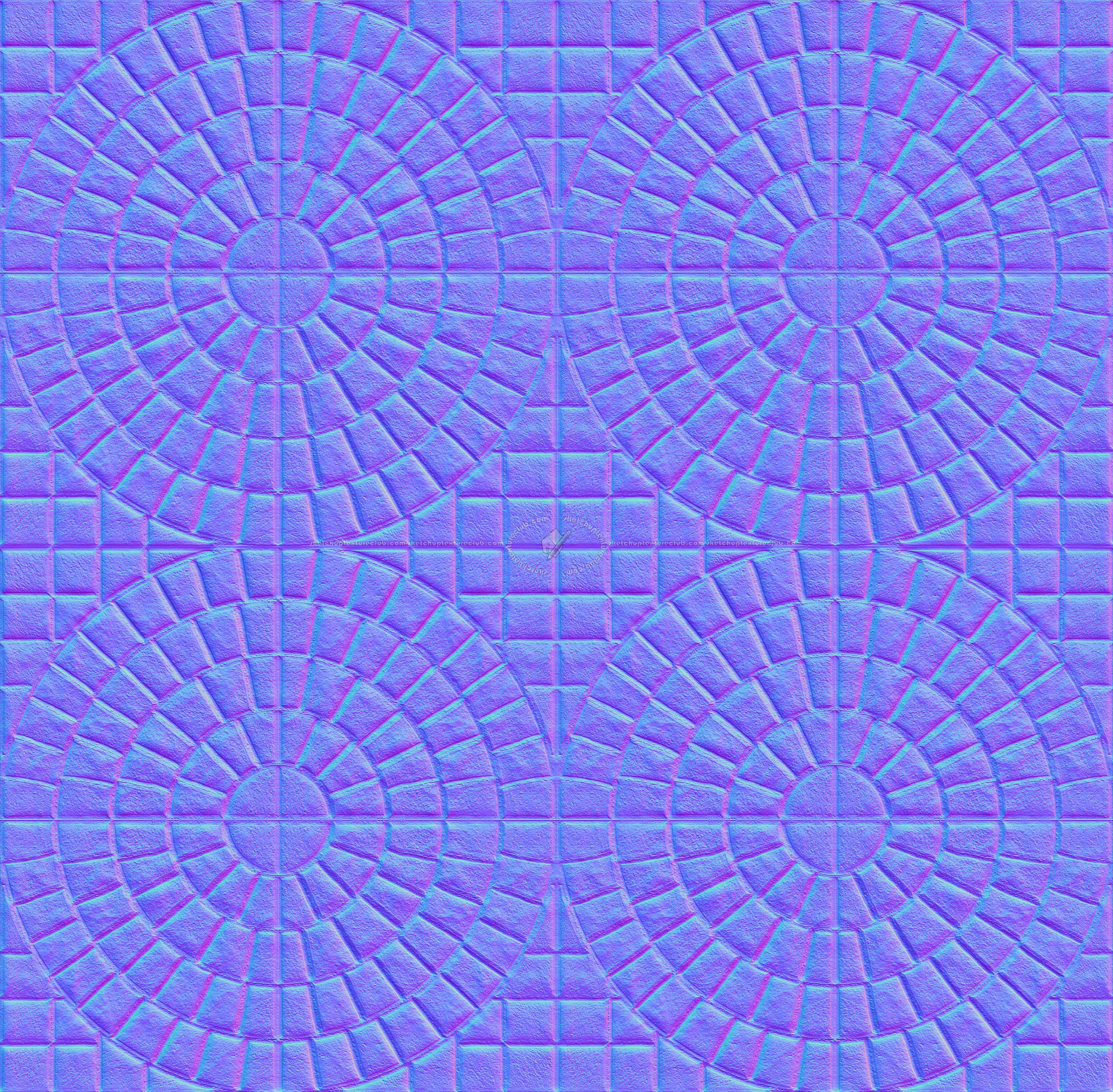 Textures   -   ARCHITECTURE   -   PAVING OUTDOOR   -   Concrete   -   Blocks mixed  - concrete paving outdoor texture seamless 21335 - Normal