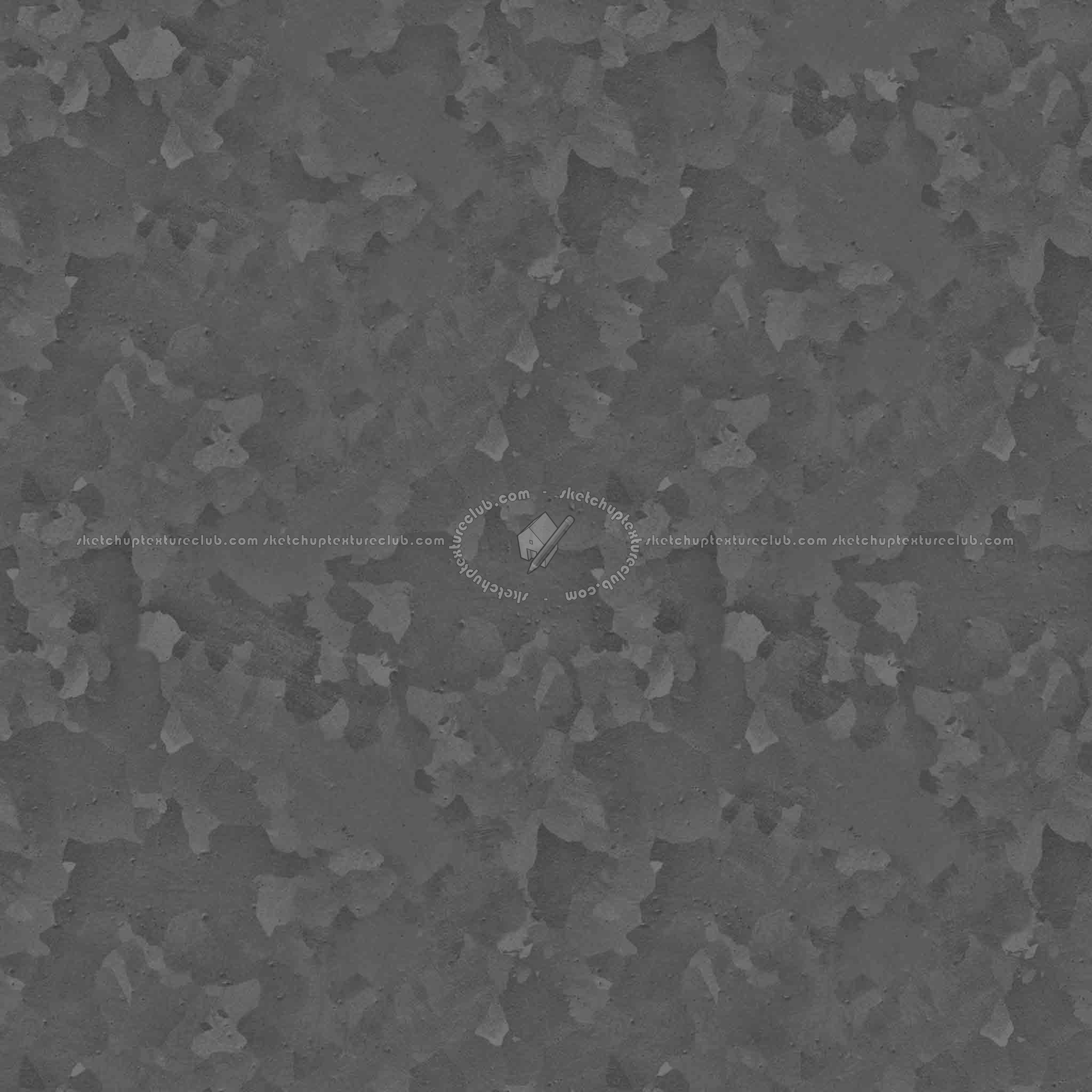 Textures   -   MATERIALS   -   METALS   -   Basic Metals  - Galvanized steel metal texture seamless 09803 - Specular