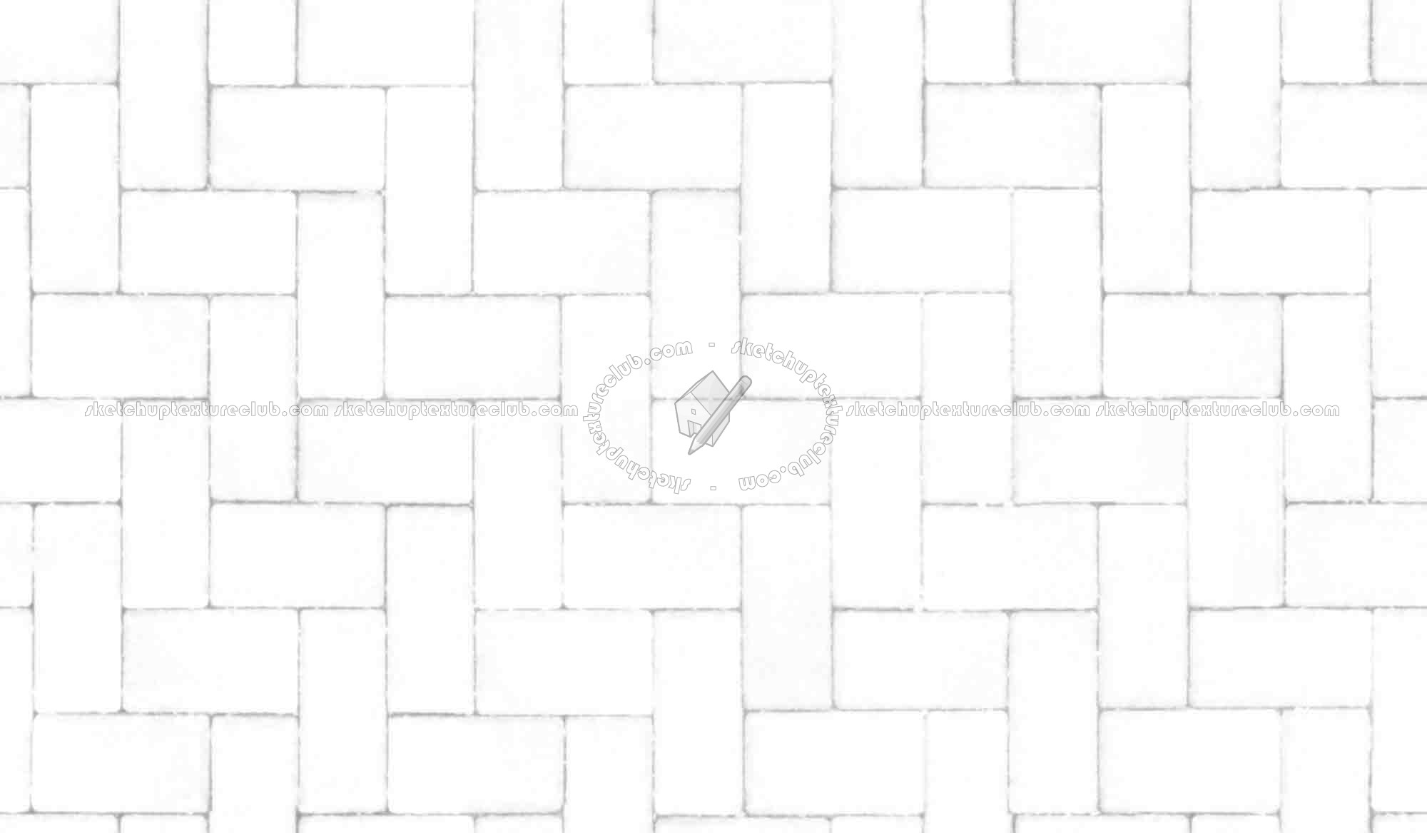 Textures   -   ARCHITECTURE   -   PAVING OUTDOOR   -   Concrete   -   Herringbone  - Herringbone concrete paving outdoor texture seamless 19258 - Ambient occlusion