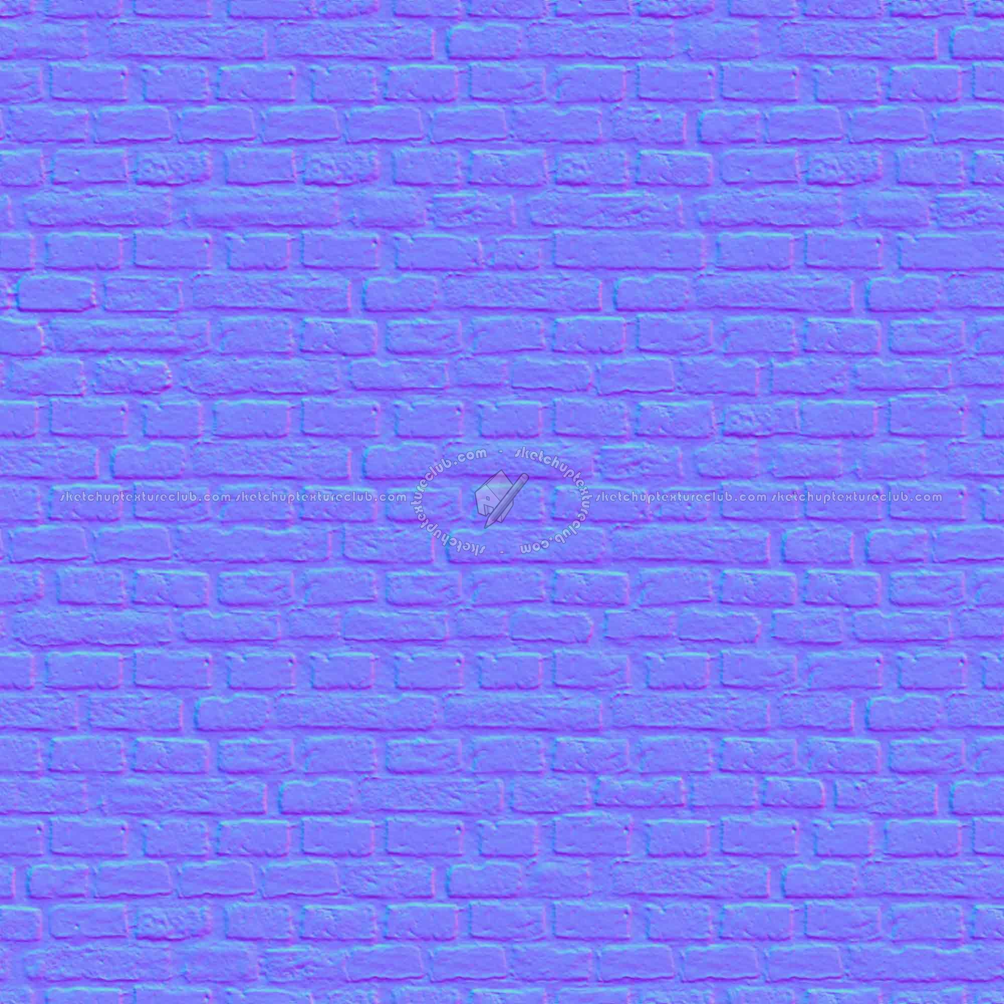 Textures   -   ARCHITECTURE   -   BRICKS   -   Old bricks  - Old bricks texture seamless 00411 - Normal