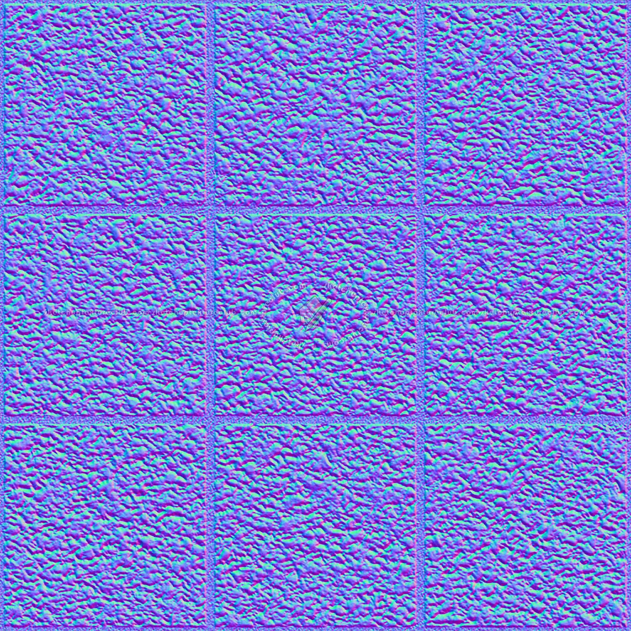 Textures   -   ARCHITECTURE   -   PAVING OUTDOOR   -   Concrete   -   Blocks regular  - Paving outdoor concrete regular block texture seamless 05702 - Normal