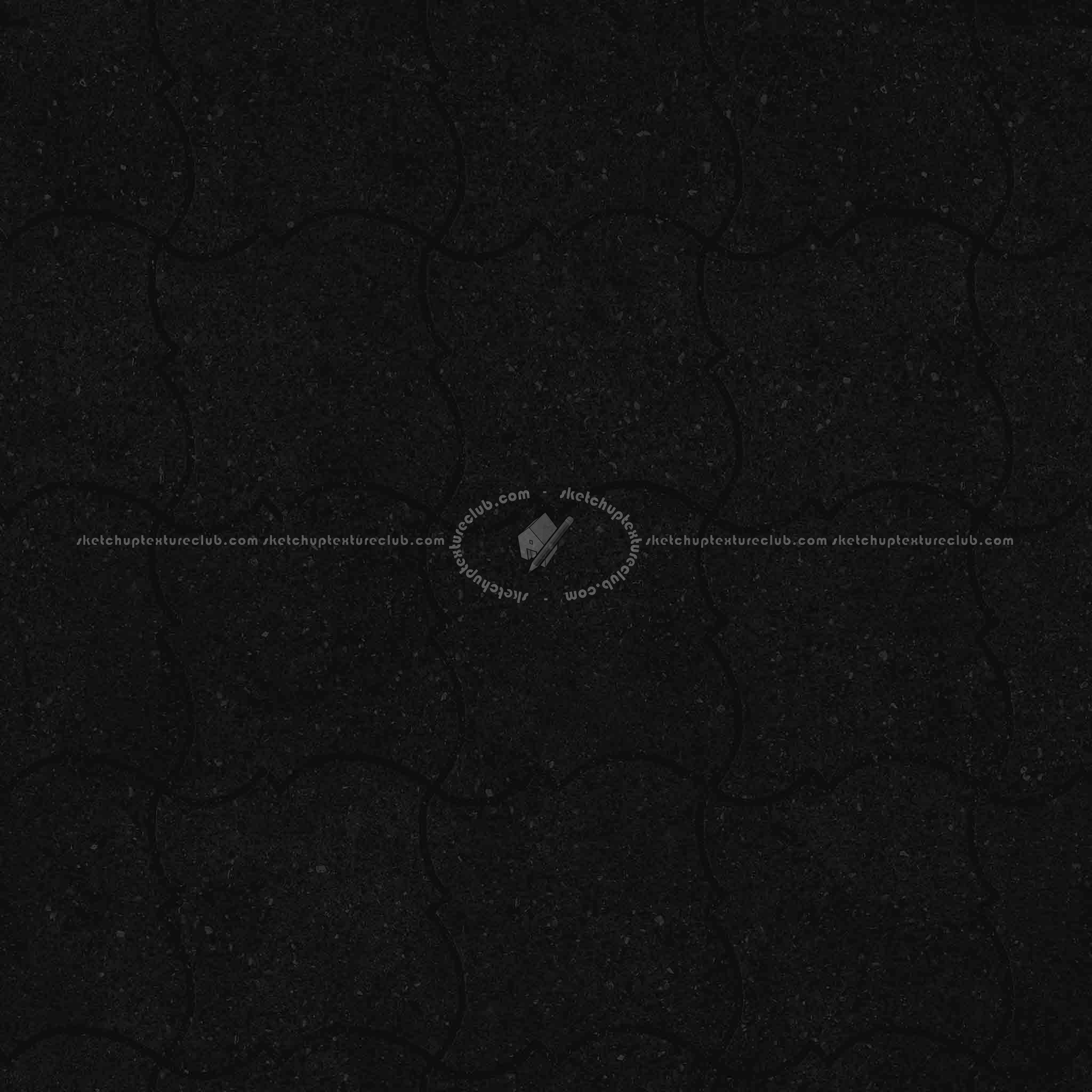 Textures   -   ARCHITECTURE   -   PAVING OUTDOOR   -   Pavers stone   -   Blocks mixed  - Pavers stone mixed size texture seamless 06164 - Specular