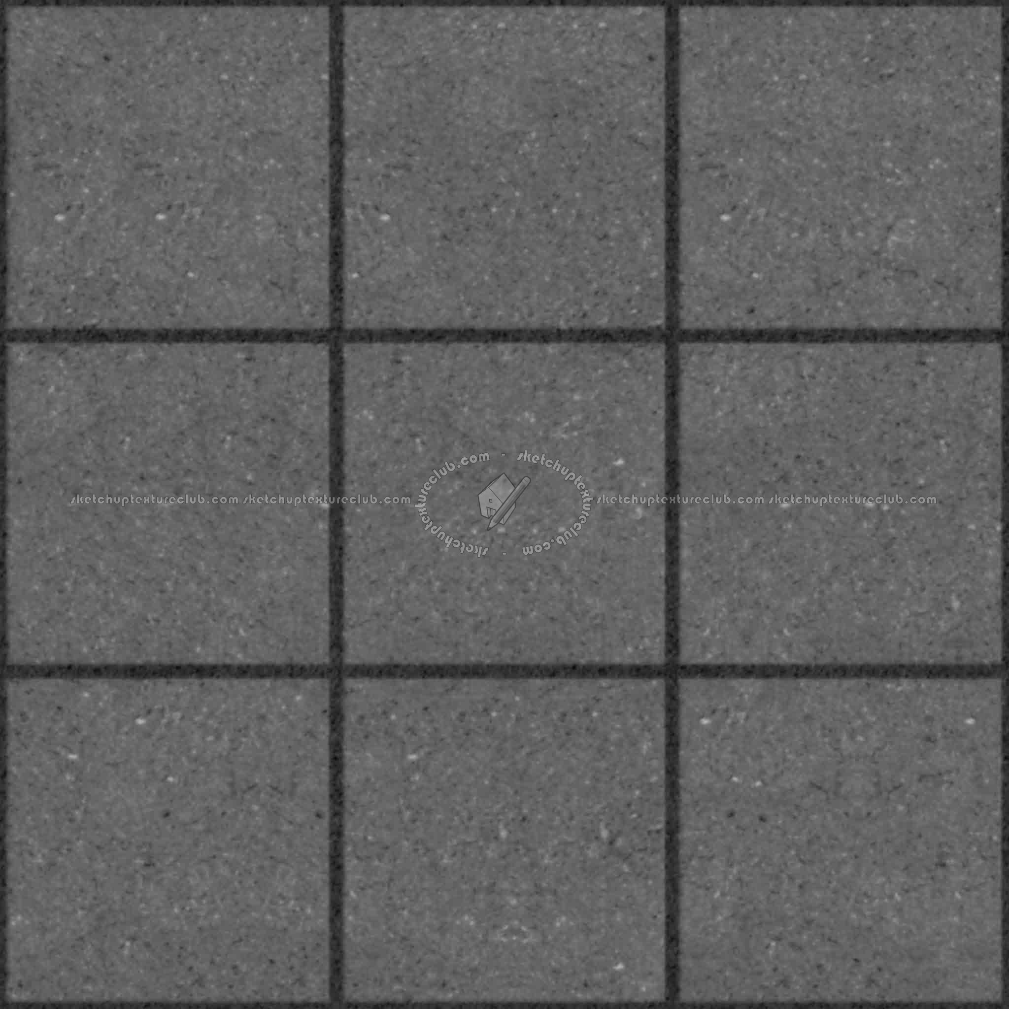 Textures   -   ARCHITECTURE   -   PAVING OUTDOOR   -   Concrete   -   Blocks regular  - Paving outdoor concrete regular block texture seamless 05703 - Displacement