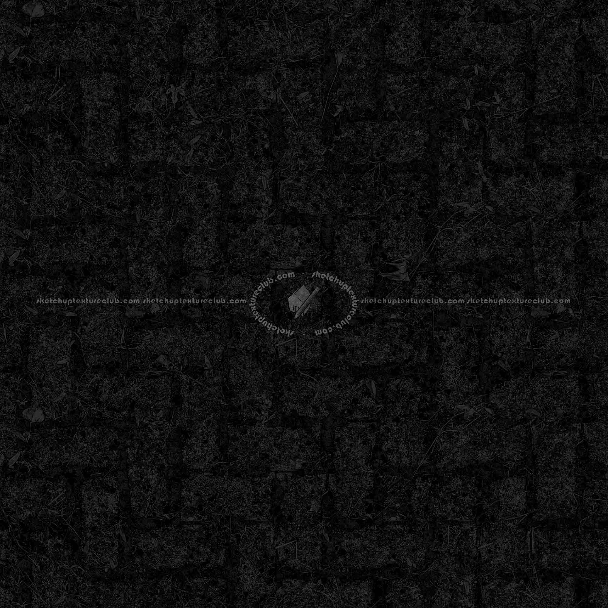 Textures   -   ARCHITECTURE   -   PAVING OUTDOOR   -   Concrete   -   Herringbone  - Herringbone concrete damaged paving outdoor with moss texture seamless 19275 - Specular