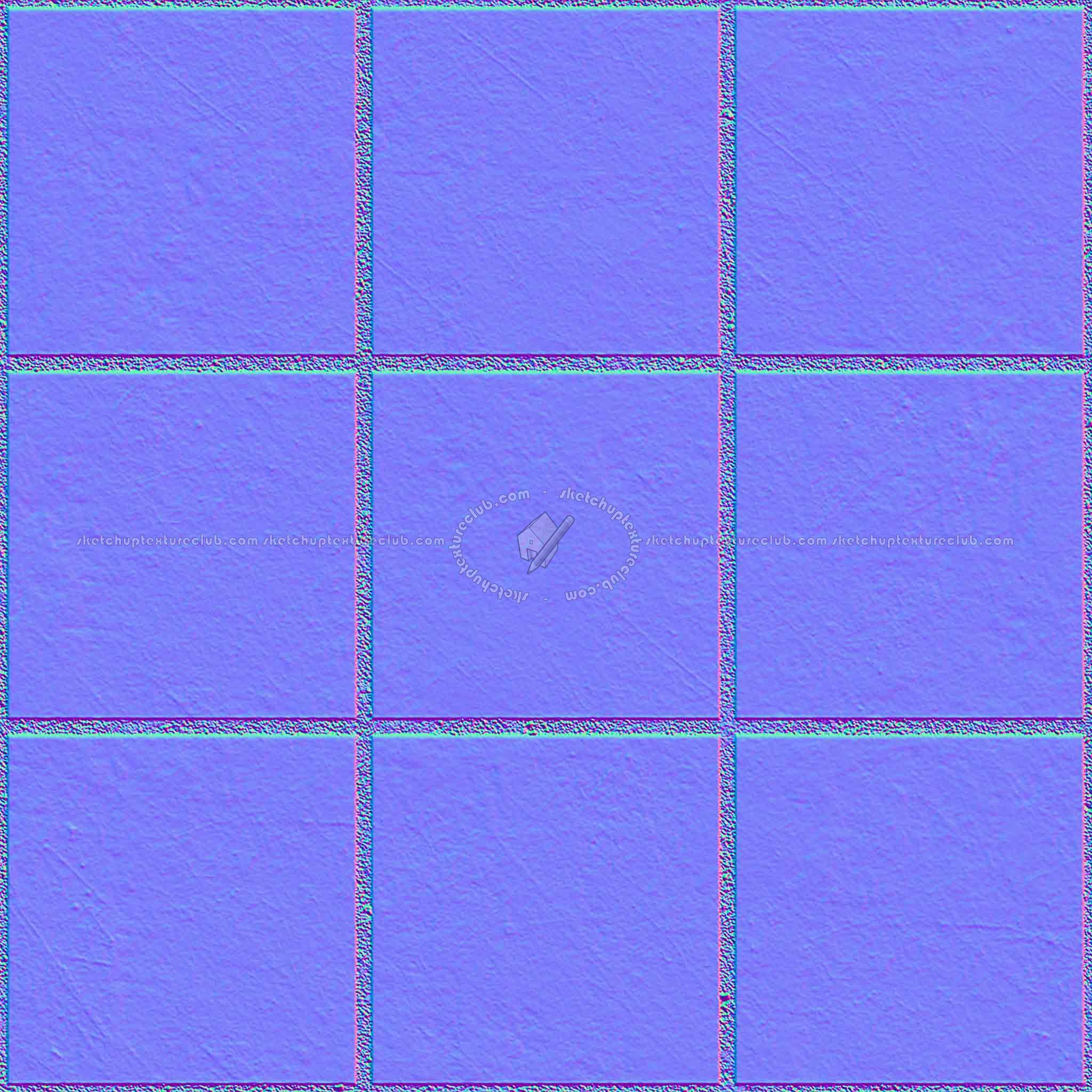 Textures   -   ARCHITECTURE   -   PAVING OUTDOOR   -   Concrete   -   Blocks regular  - Paving outdoor concrete regular block texture seamless 05704 - Normal