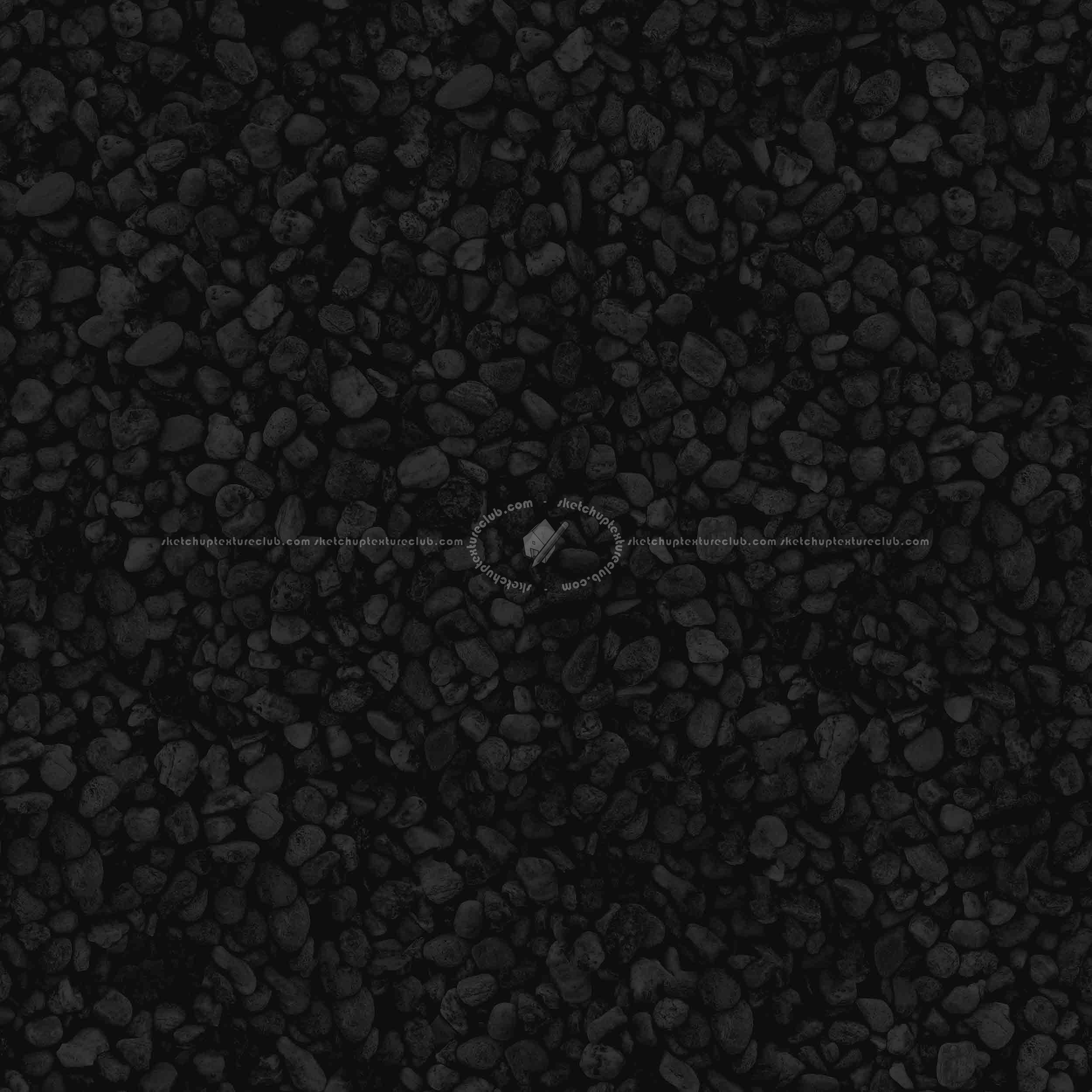 Textures   -   NATURE ELEMENTS   -   GRAVEL &amp; PEBBLES  - Pebbles stone texture seamless 12446 - Specular