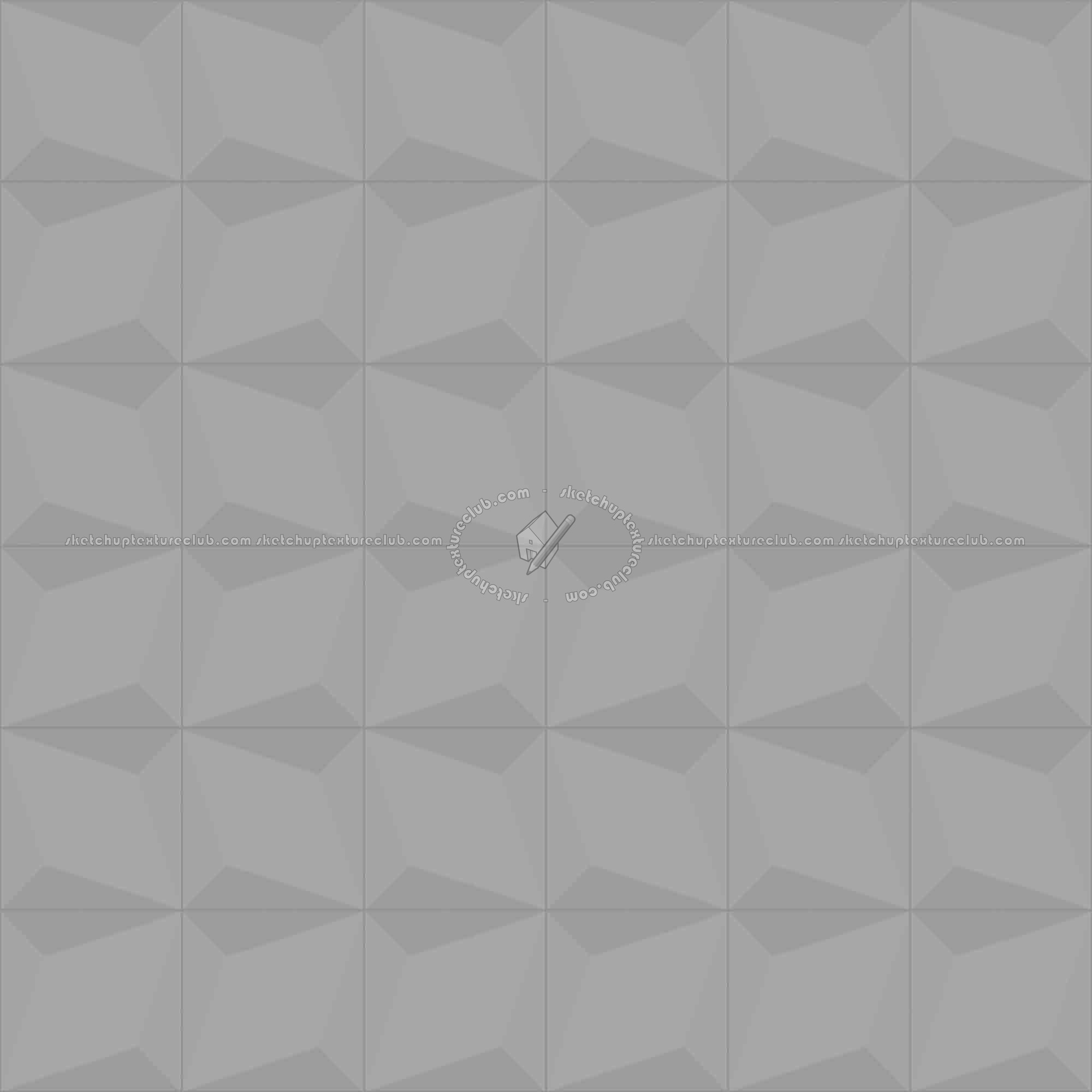 Textures   -   ARCHITECTURE   -   TILES INTERIOR   -   Cement - Encaustic   -   Cement  - Cement concrete tile texture seamless 13323 - Displacement