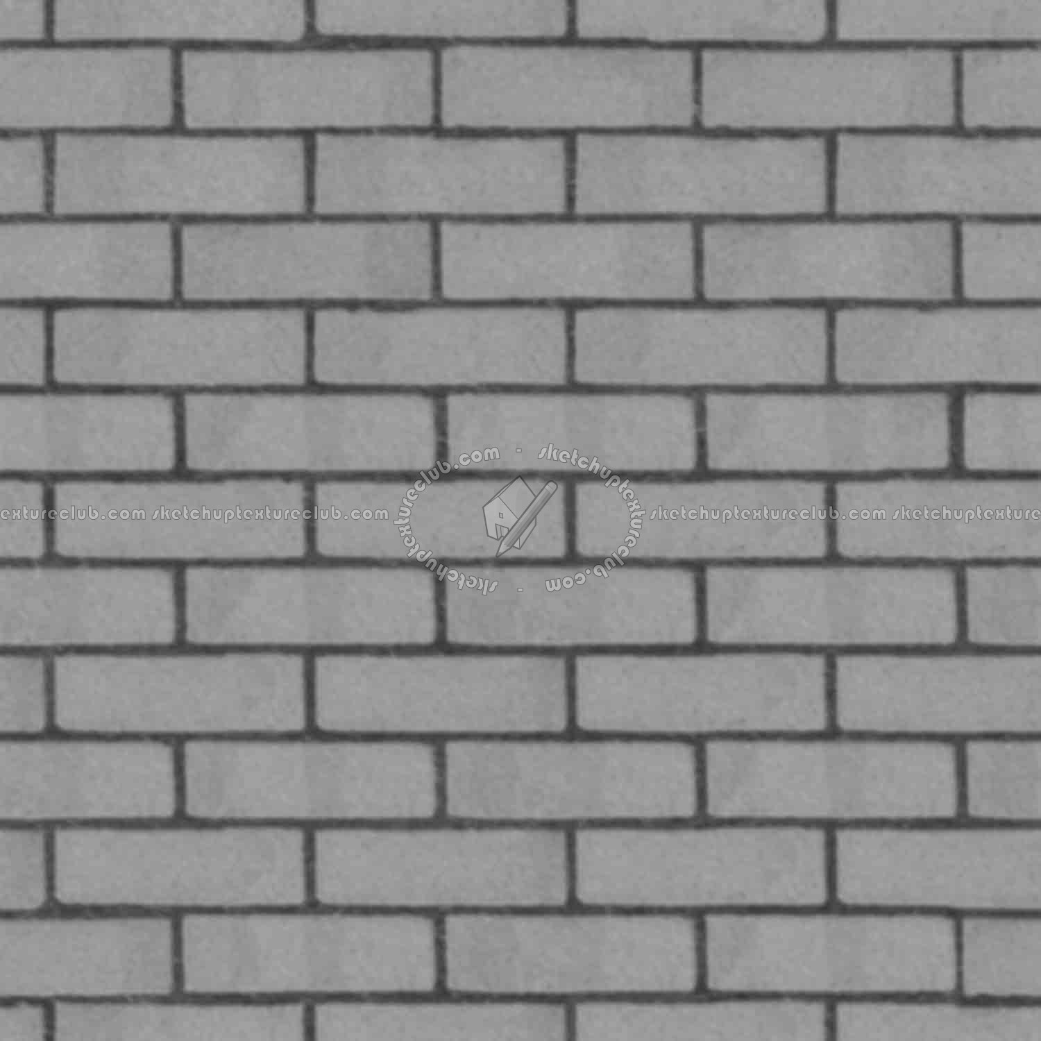 Textures   -   ARCHITECTURE   -   BRICKS   -   Facing Bricks   -   Smooth  - Facing smooth bricks texture seamless 00257 - Displacement