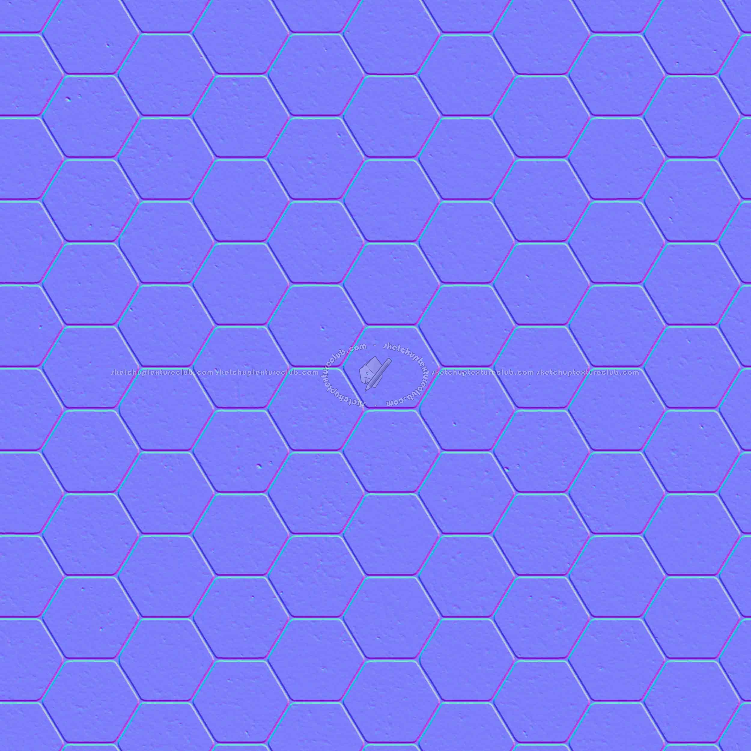 Textures   -   ARCHITECTURE   -   TILES INTERIOR   -   Marble tiles   -   Marble geometric patterns  - Hexagonal black marble floor tile texture seamless 1 21125 - Normal