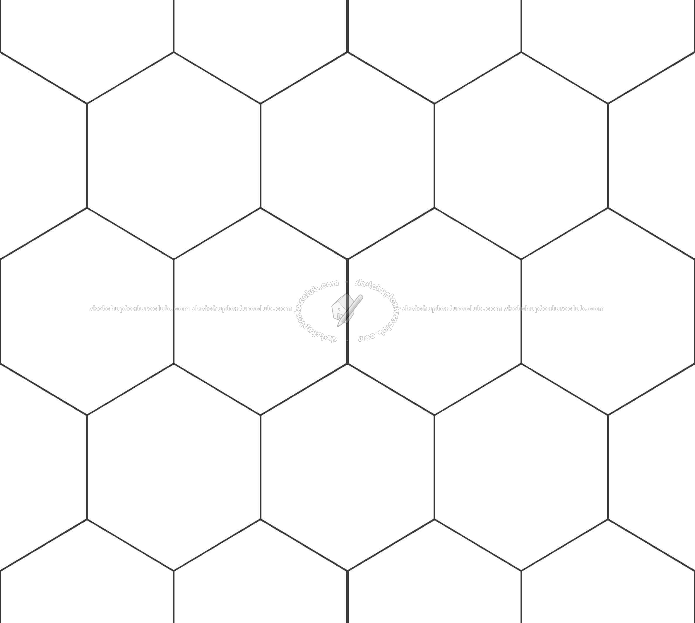Textures   -   ARCHITECTURE   -   TILES INTERIOR   -   Hexagonal mixed  - Hexagonal tile texture seamless 16872 - Bump