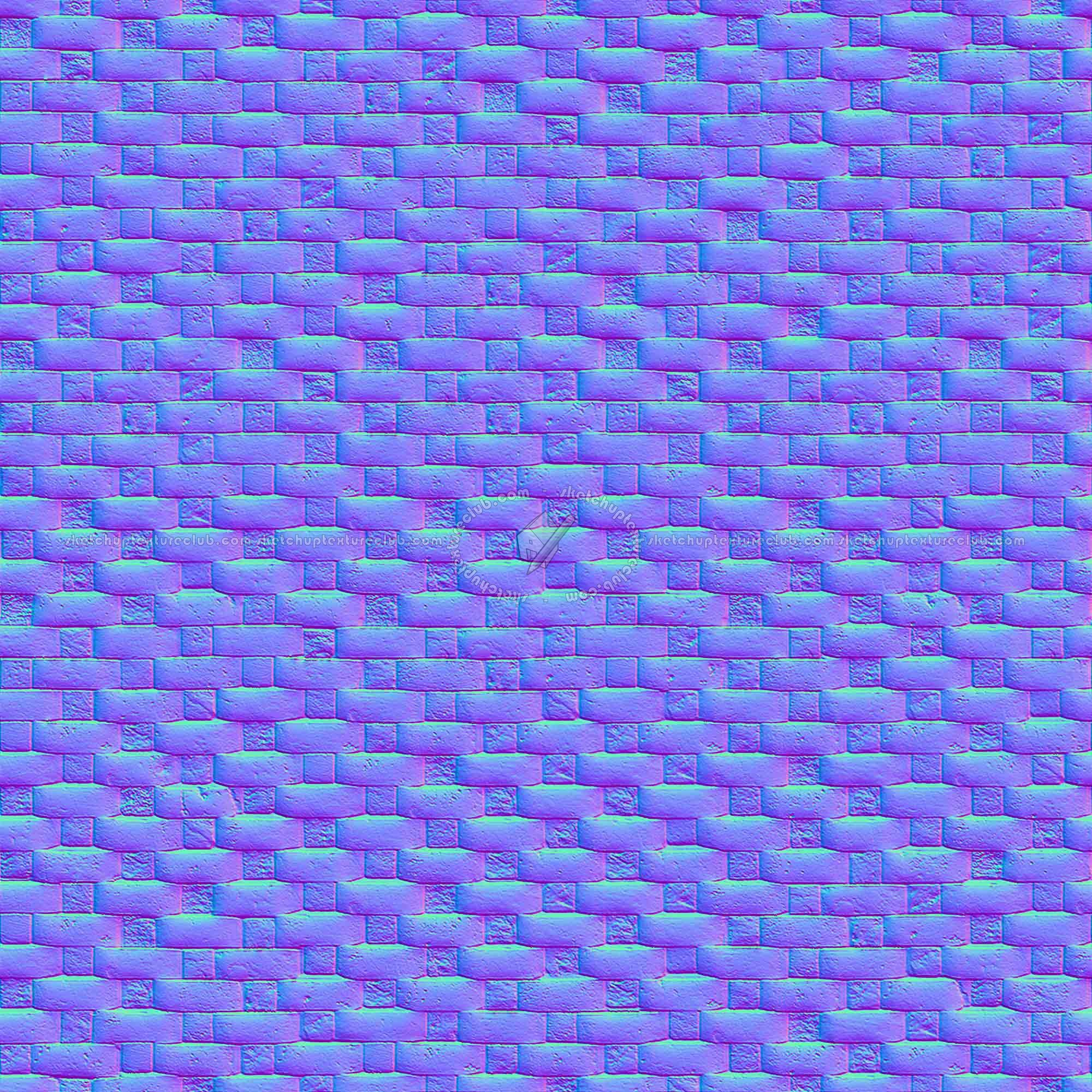 Textures   -   ARCHITECTURE   -   MARBLE SLABS   -   Marble wall cladding  - Marble bricks wall cladding texture seamless 20823 - Normal