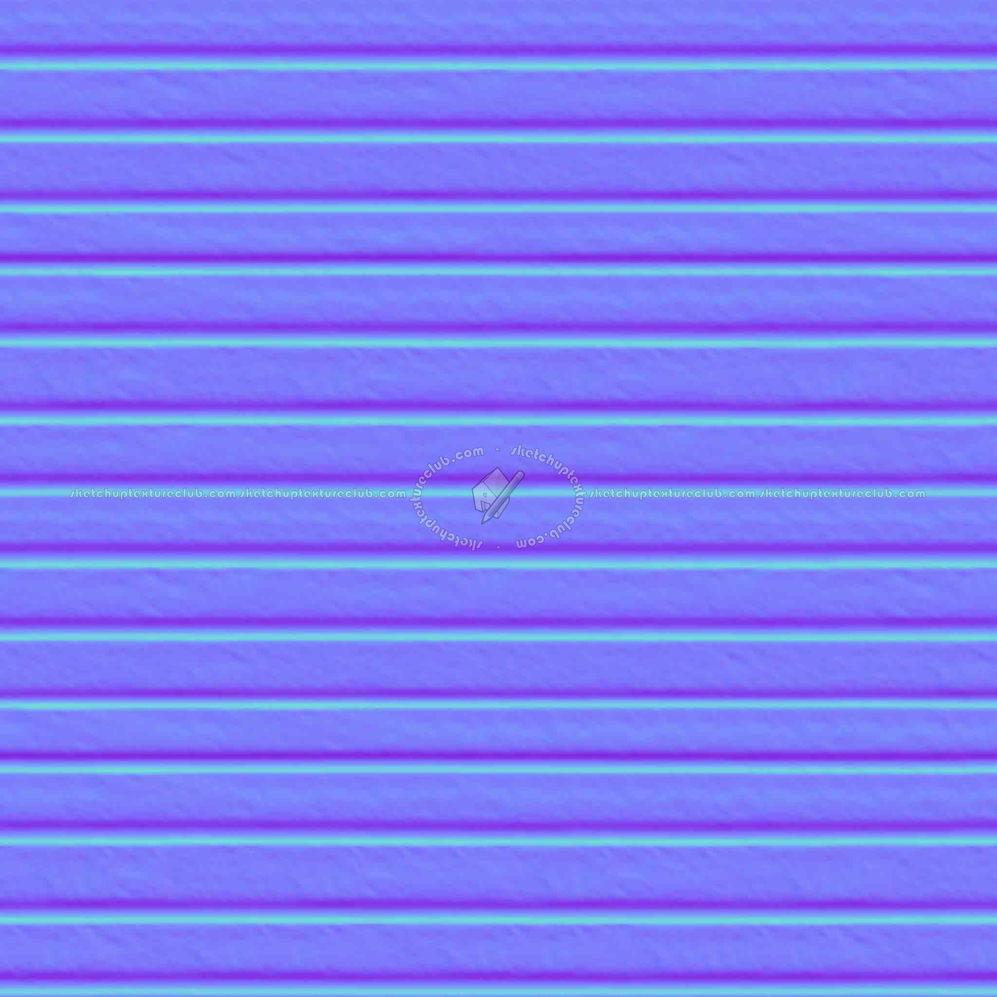 Textures   -   MATERIALS   -   METALS   -   Corrugated  - Painted dirty corrugated metal texture seamless 09925 - Normal