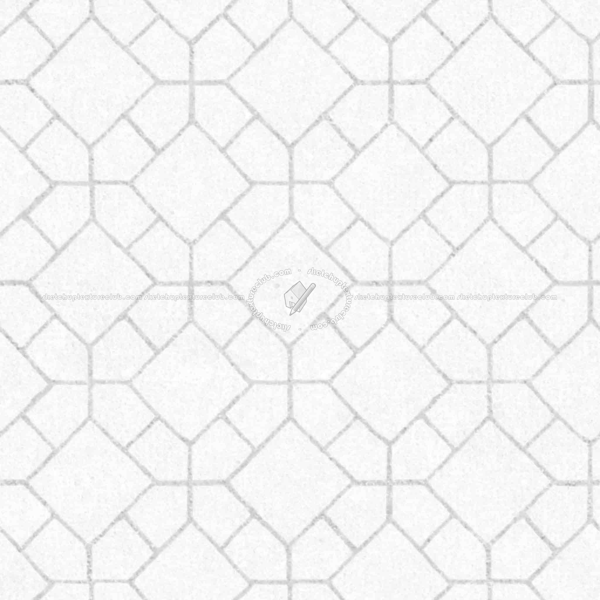 Textures   -   ARCHITECTURE   -   PAVING OUTDOOR   -   Concrete   -   Blocks mixed  - Paving concrete mixed size texture seamless 05569 - Ambient occlusion