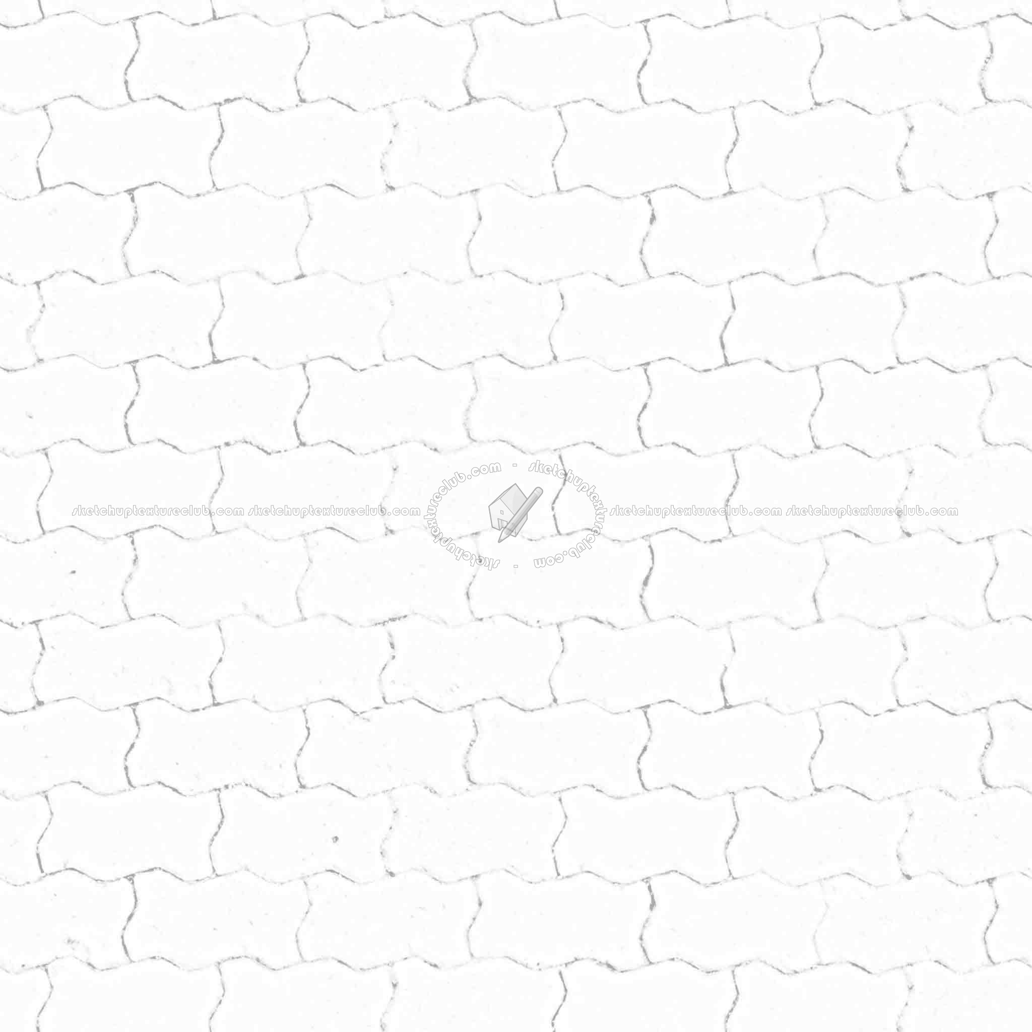 Textures   -   ARCHITECTURE   -   PAVING OUTDOOR   -   Concrete   -   Blocks regular  - Paving outdoor concrete regular block texture seamless 05633 - Ambient occlusion