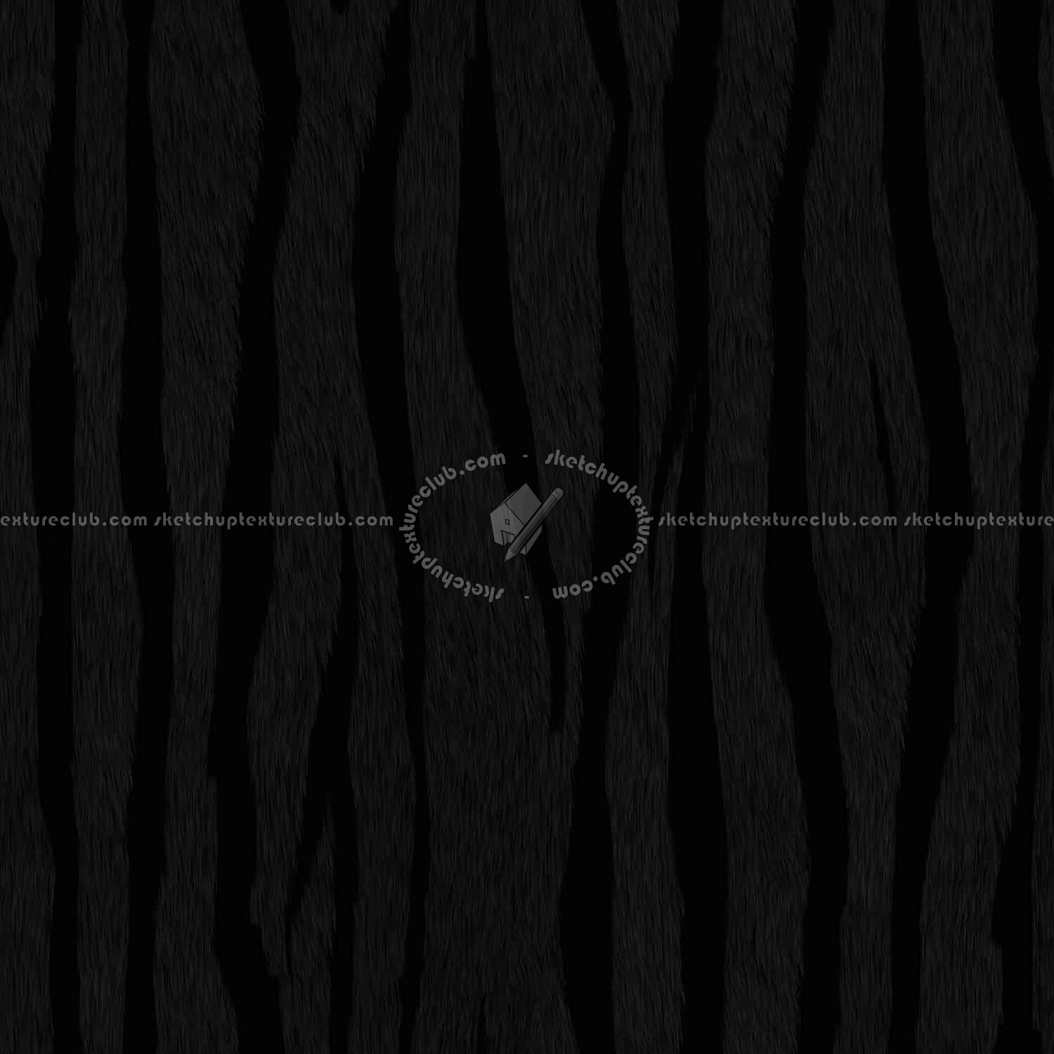 Textures   -   MATERIALS   -   FUR ANIMAL  - Tiger faux fake fur animal texture seamless 09558 - Specular