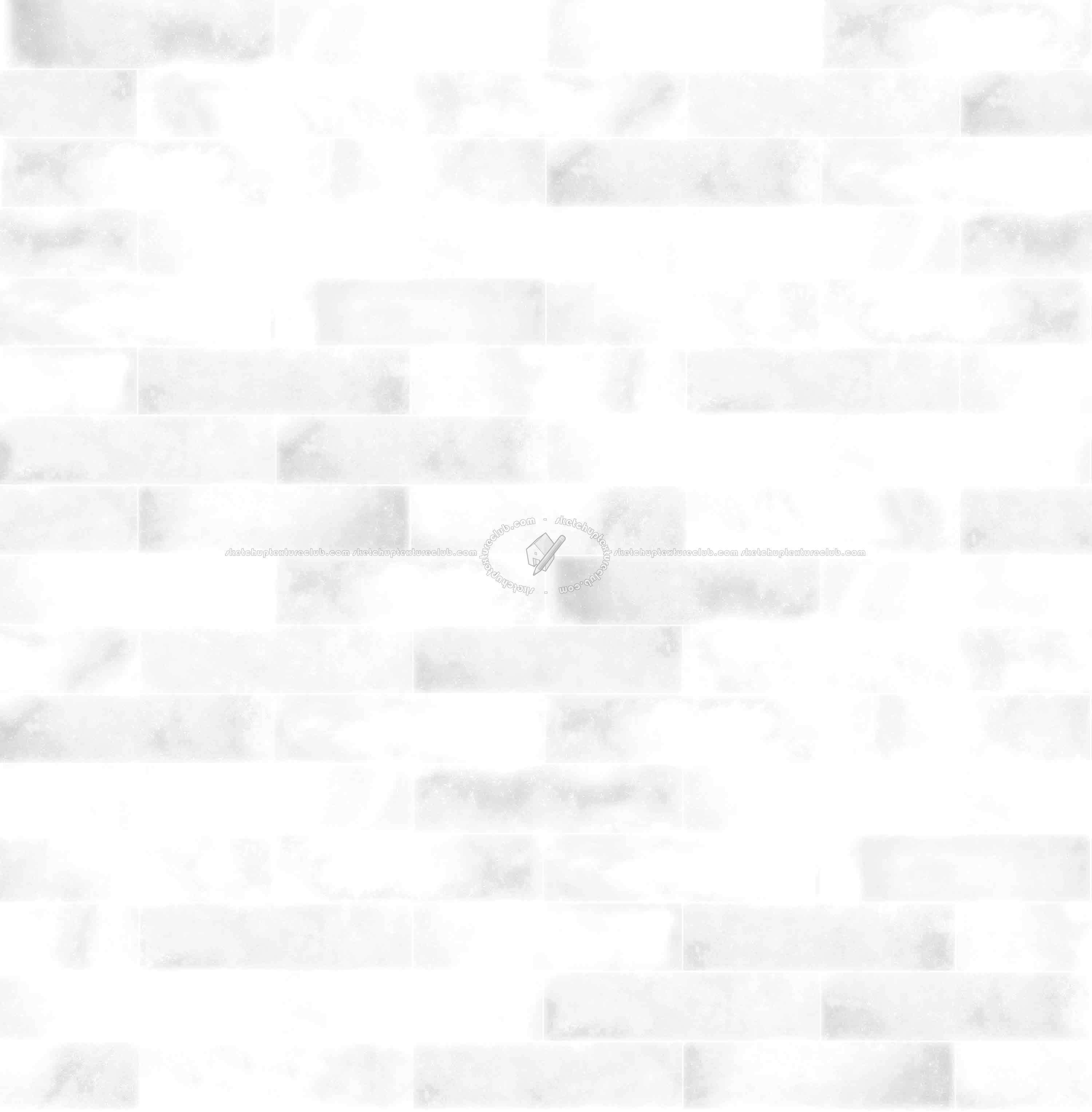 Textures   -   ARCHITECTURE   -   WALLS TILE OUTSIDE  - Wall cladding clay tiles texture seamless 21295 - Ambient occlusion