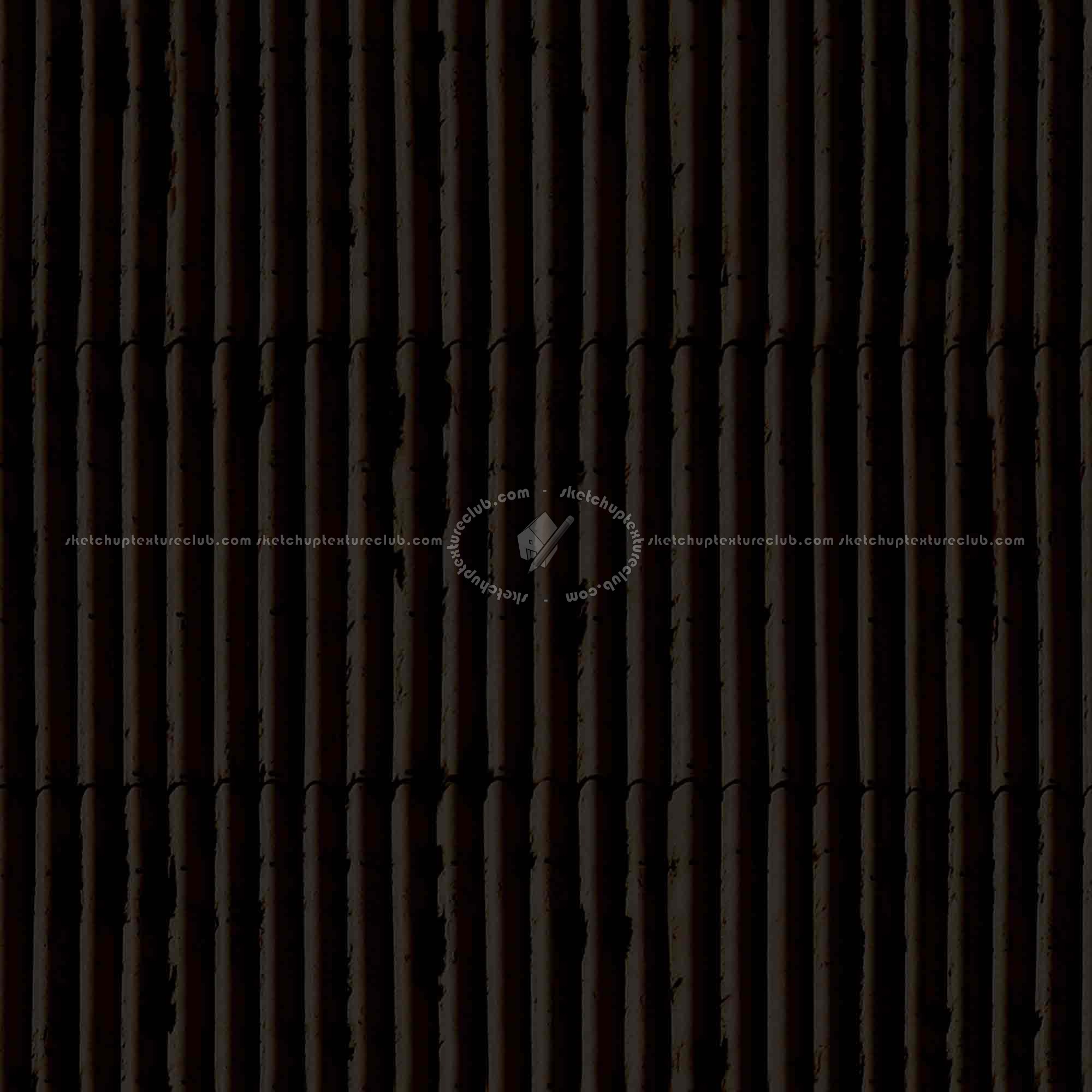 Textures   -   MATERIALS   -   METALS   -   Corrugated  - Dirty corrugated metal texture seamless 09997 - Specular