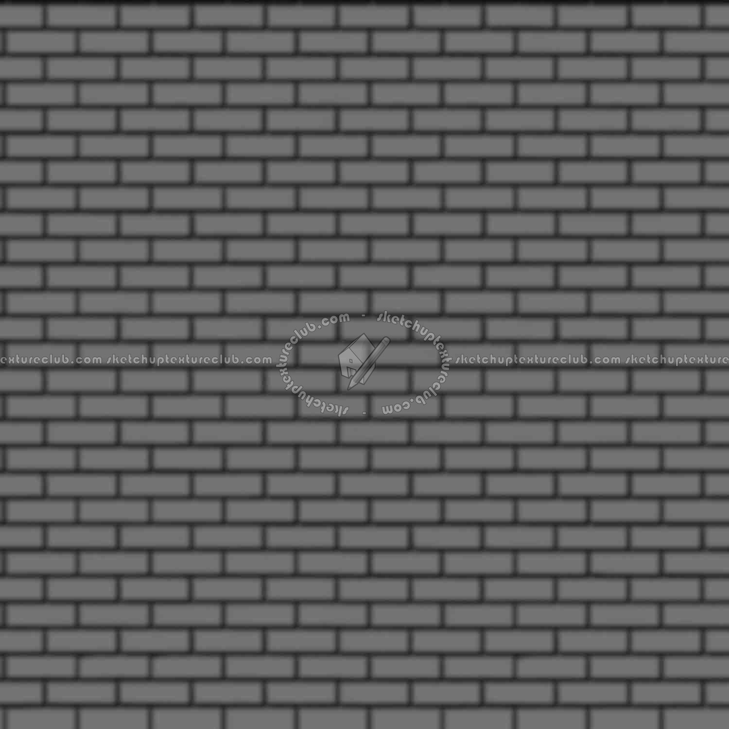 Textures   -   ARCHITECTURE   -   BRICKS   -   Facing Bricks   -   Smooth  - Facing smooth bricks texture seamless 00329 - Displacement