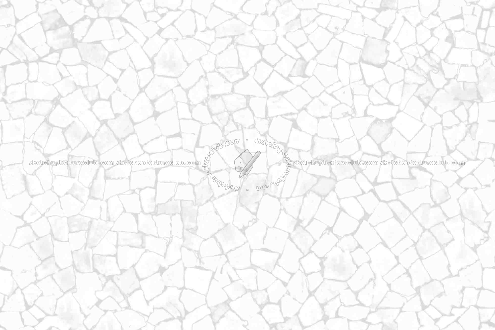 Textures   -   ARCHITECTURE   -   PAVING OUTDOOR   -   Marble  - Sidewalk mixed marble paving outdoor texture seamless 19805 - Ambient occlusion