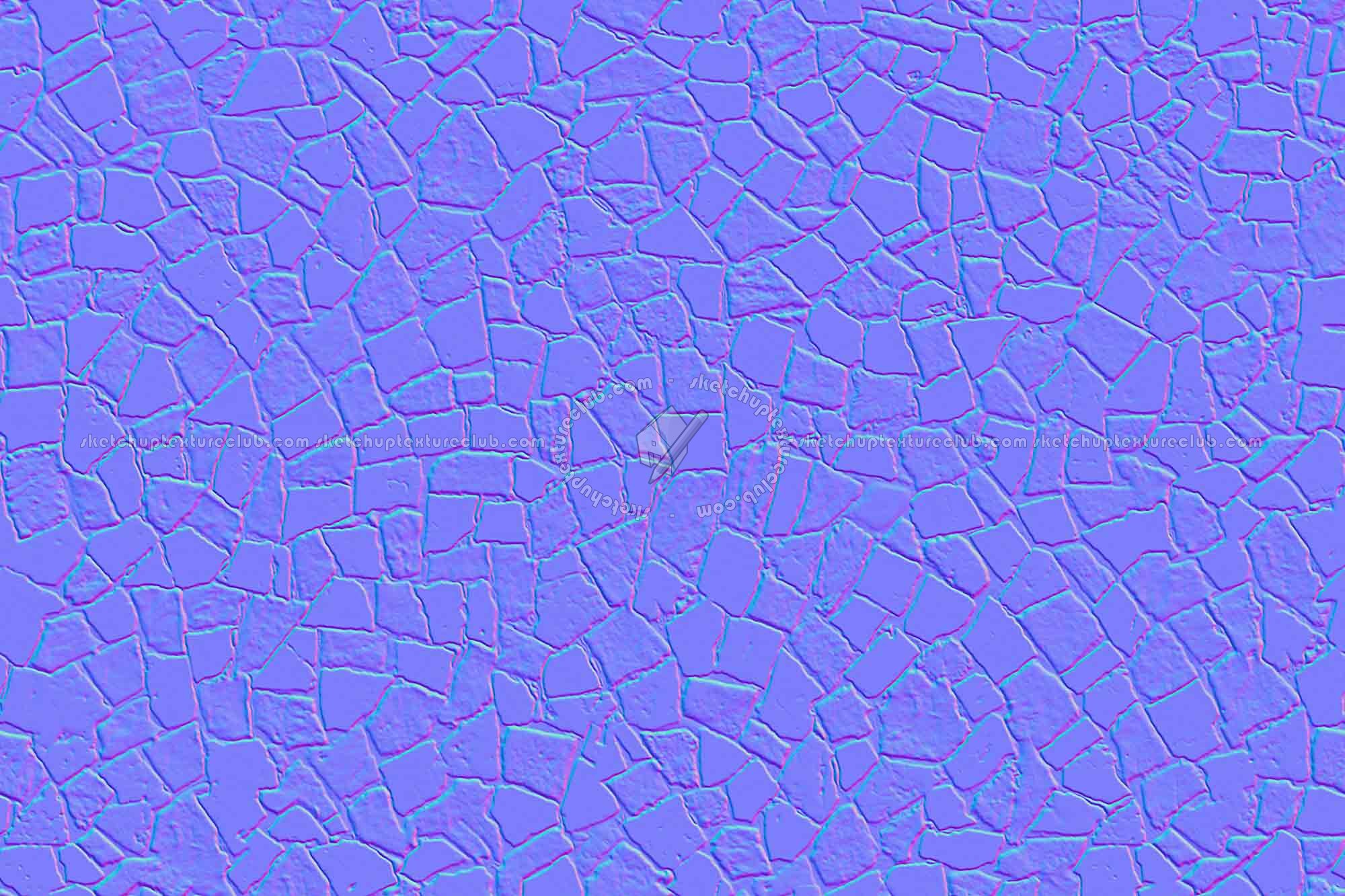 Textures   -   ARCHITECTURE   -   PAVING OUTDOOR   -   Marble  - Sidewalk mixed marble paving outdoor texture seamless 19805 - Normal