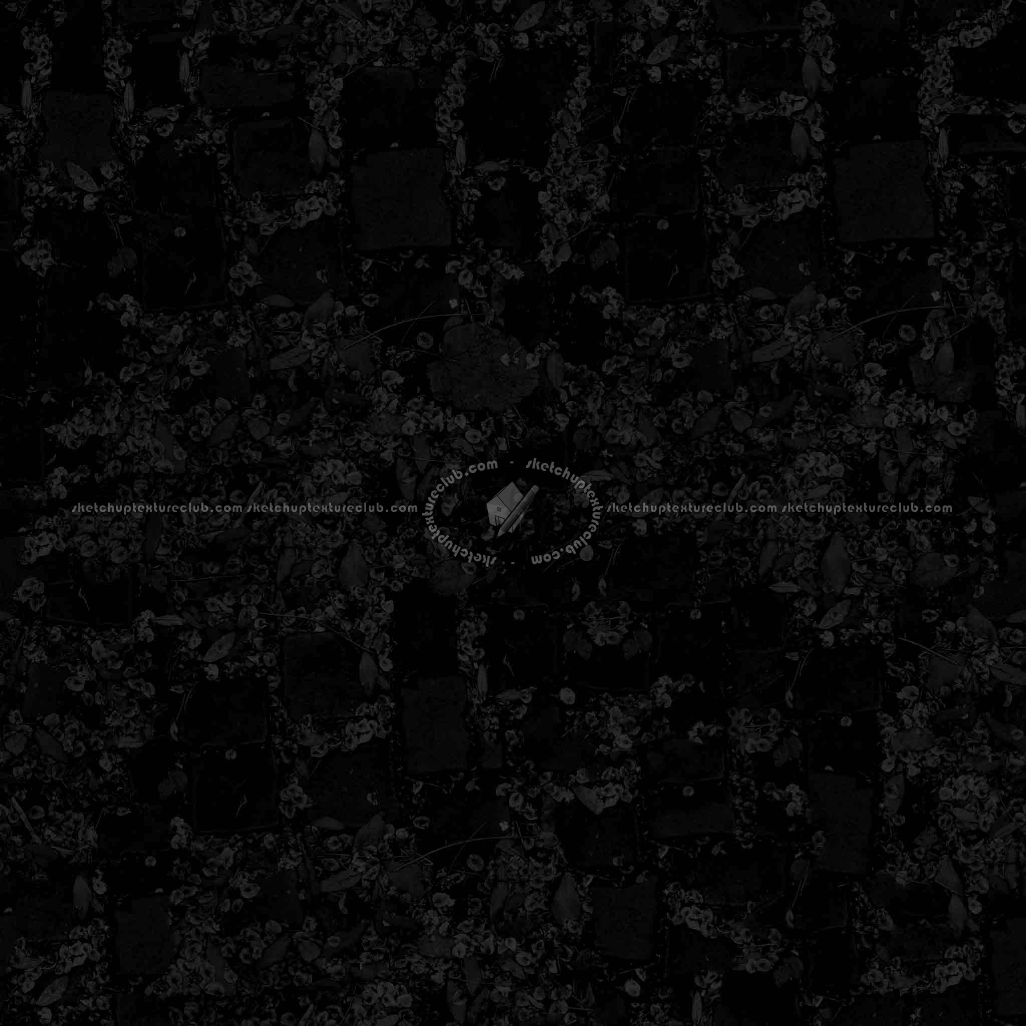 Textures   -   ARCHITECTURE   -   PAVING OUTDOOR   -   Parks Paving  - Damaged park cobblestone paving texture seamless 18834 - Specular