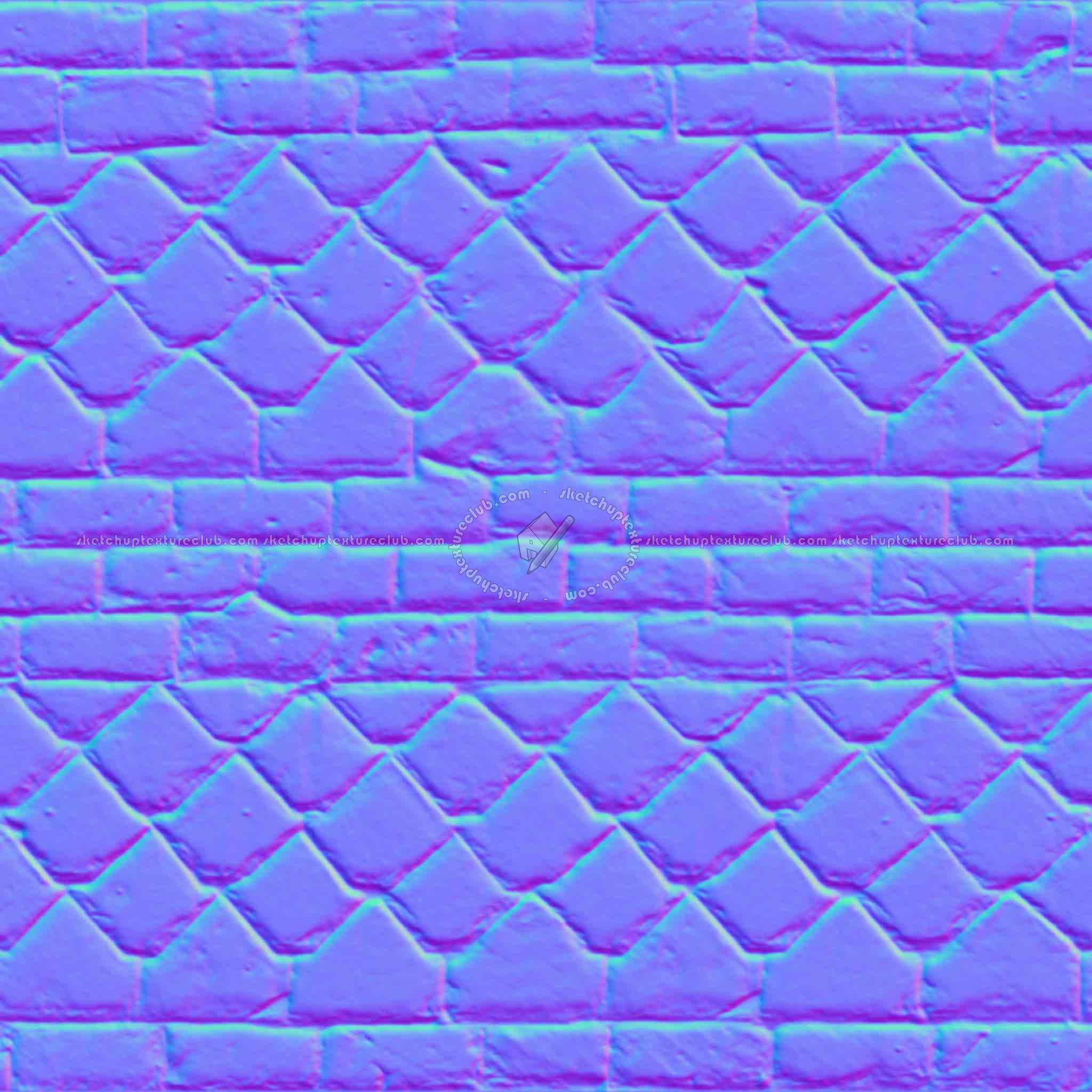 Textures   -   ARCHITECTURE   -   ROOFINGS   -   Slate roofs  - Slate roofing texture seamless 03975 - Normal