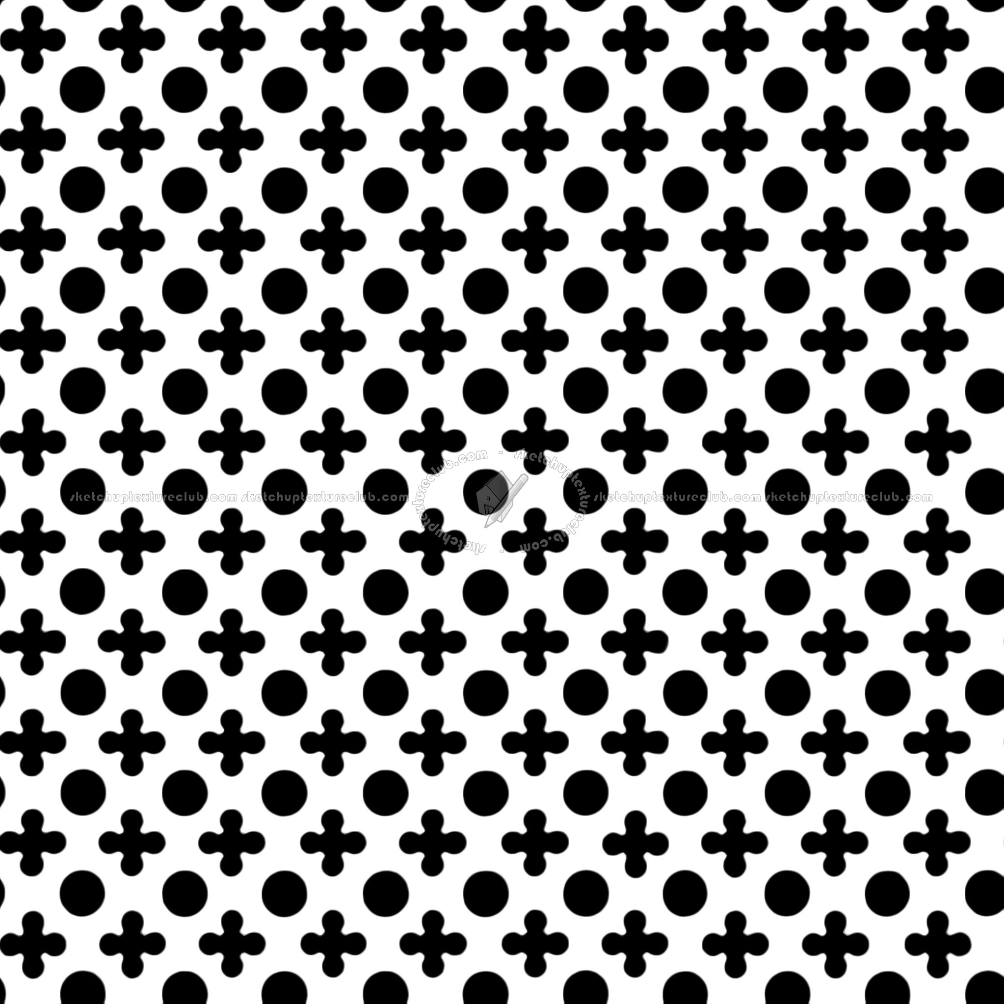 Textures   -   MATERIALS   -   METALS   -   Perforated  - Bronze perforated metal texture seamless 10553 - Mask