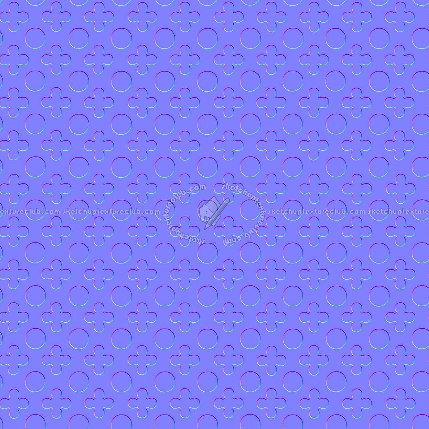 Textures   -   MATERIALS   -   METALS   -   Perforated  - Bronze perforated metal texture seamless 10553 - Normal