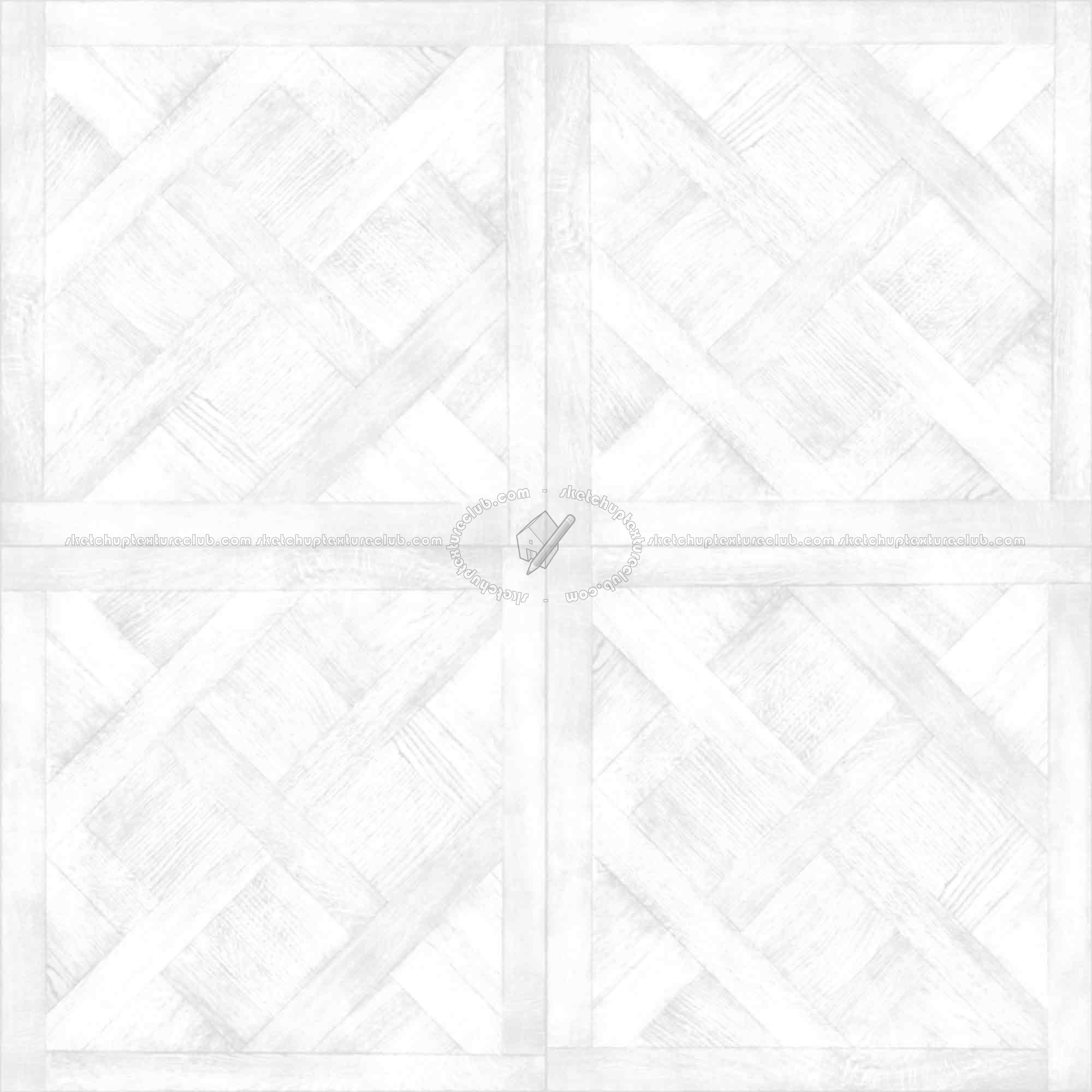 Textures   -   ARCHITECTURE   -   WOOD FLOORS   -   Geometric pattern  - Parquet geometric pattern texture seamless 04803 - Ambient occlusion
