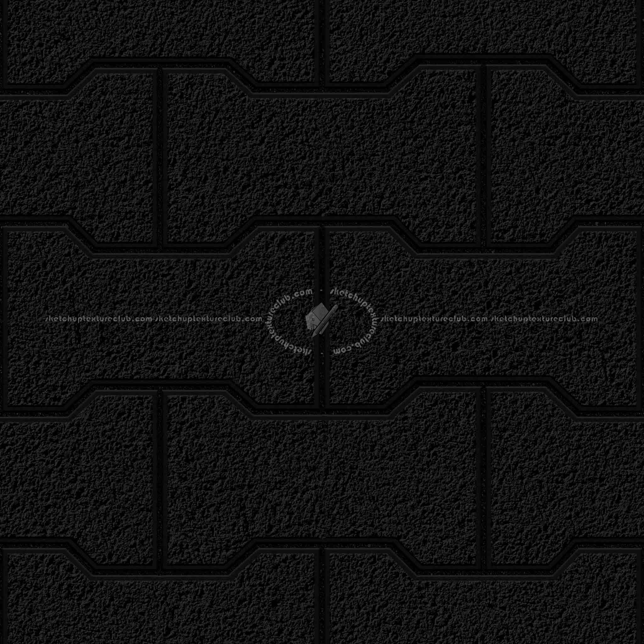 Textures   -   ARCHITECTURE   -   PAVING OUTDOOR   -   Concrete   -   Blocks regular  - Paving outdoor concrete regular block texture seamless 05707 - Specular