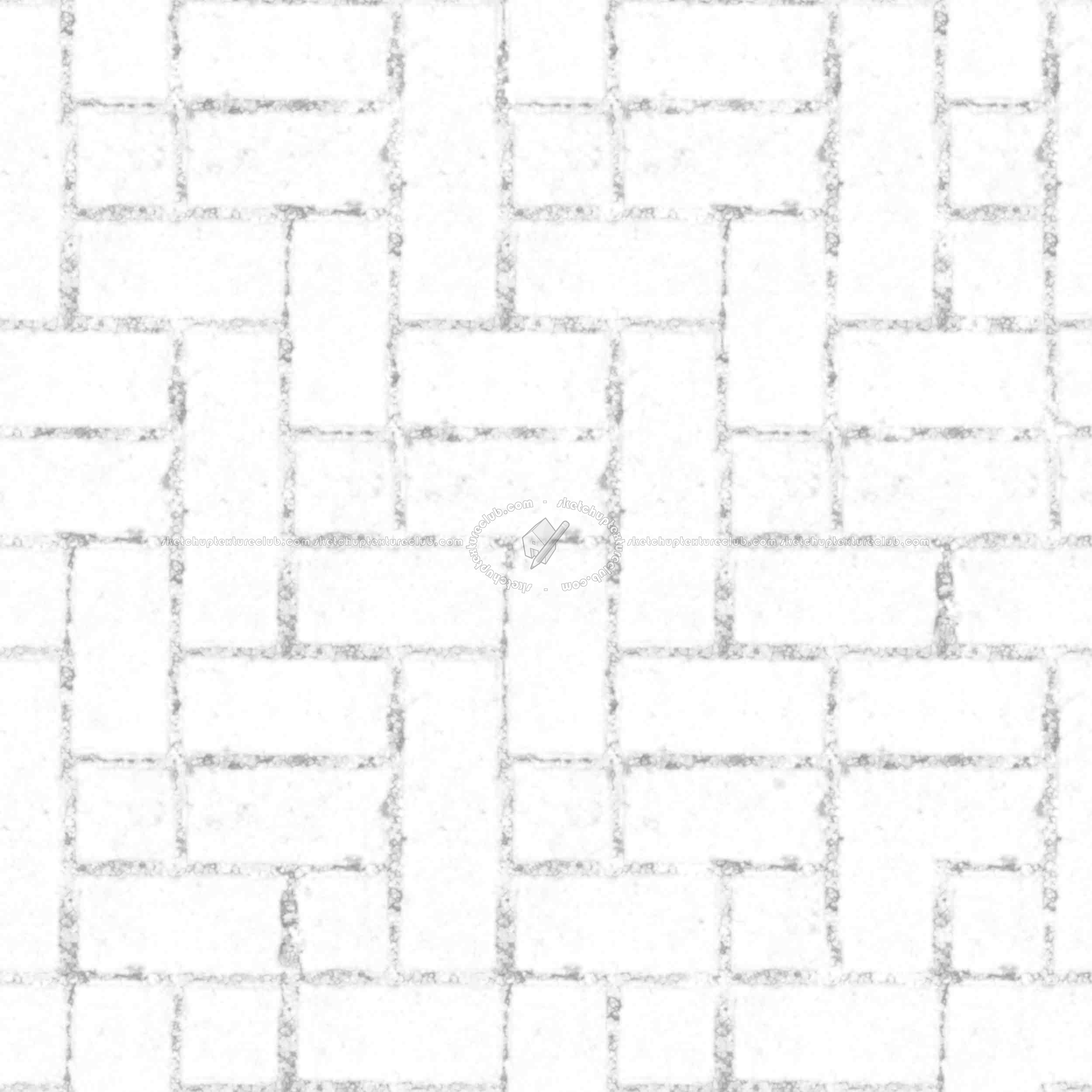 Textures   -   ARCHITECTURE   -   PAVING OUTDOOR   -   Parks Paving  - Concrete block park paving texture seamless 18836 - Ambient occlusion