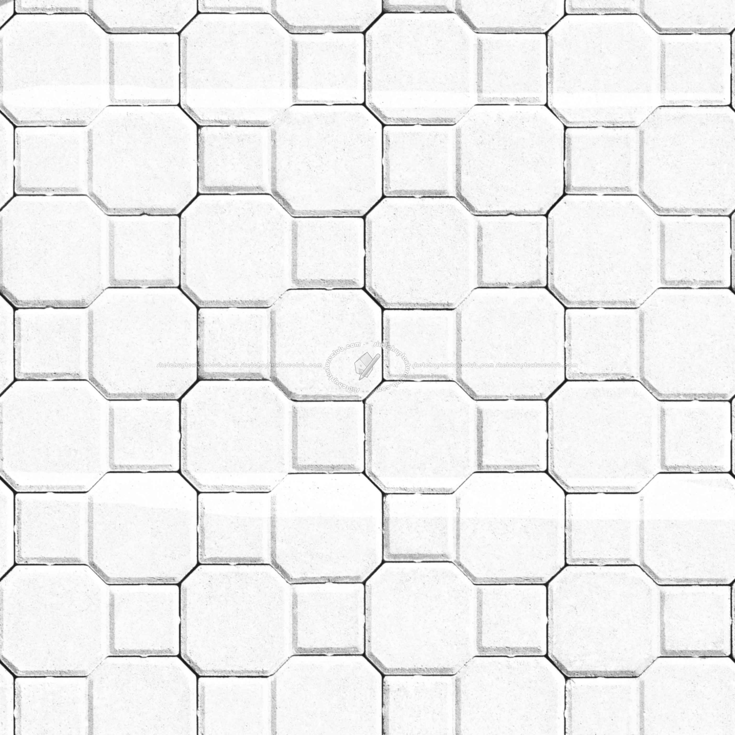 Textures   -   ARCHITECTURE   -   PAVING OUTDOOR   -   Concrete   -   Blocks mixed  - concrete paving outdoor texture seamless 21340 - Bump