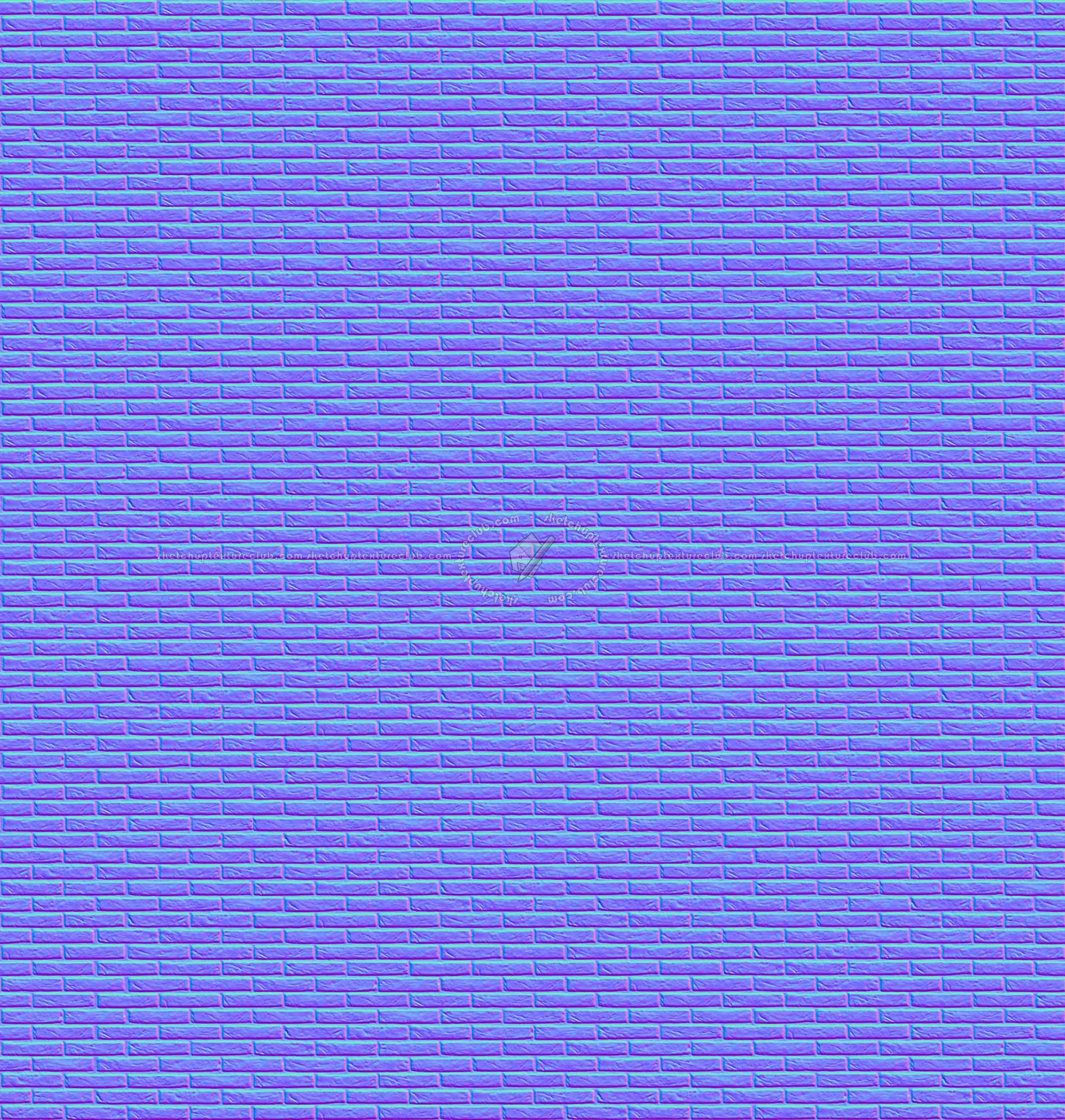 Textures   -   ARCHITECTURE   -   BRICKS   -   Facing Bricks   -   Rustic  - Rustic bricks texture seamless 17140 - Normal