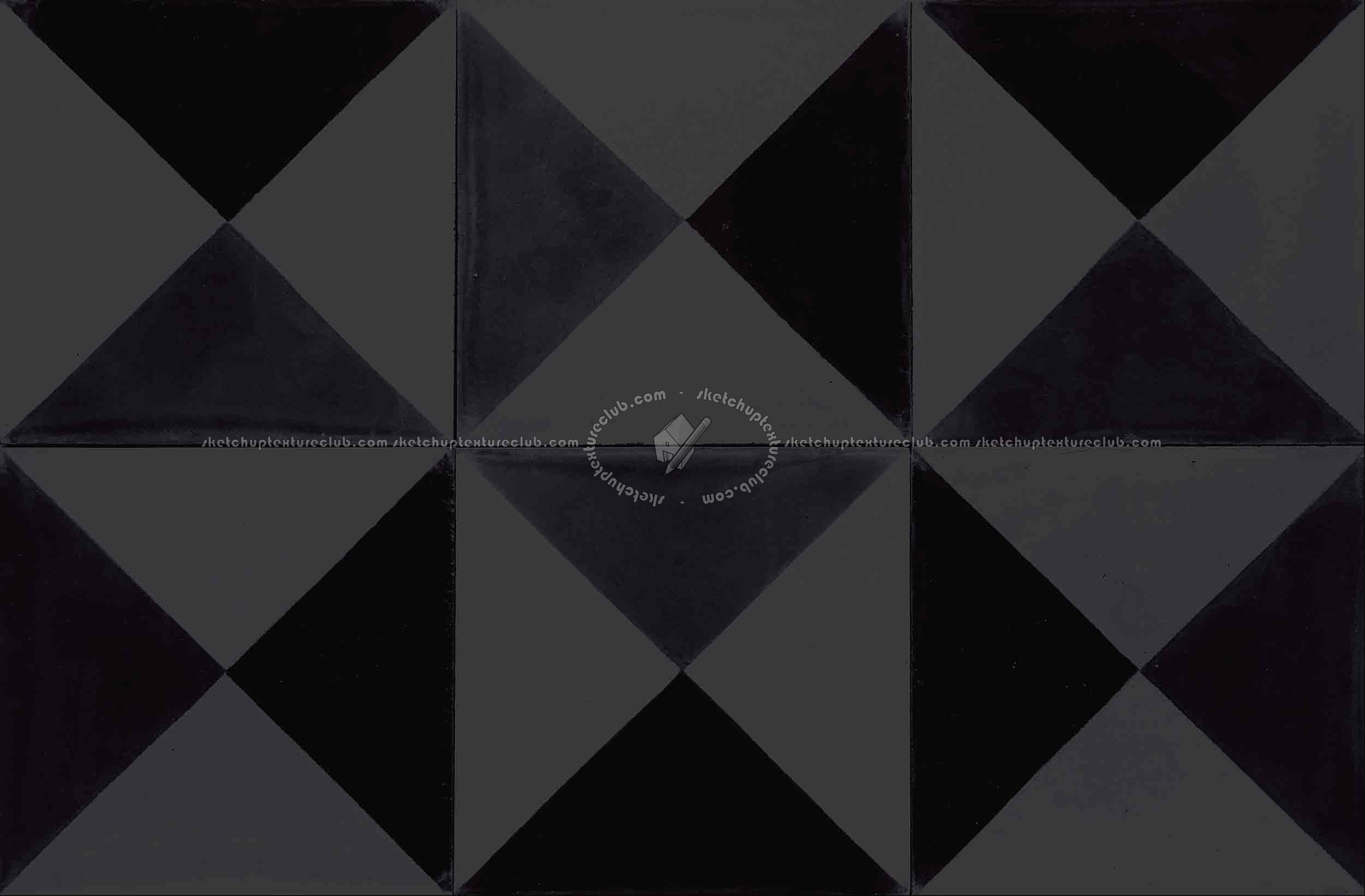 Textures   -   ARCHITECTURE   -   TILES INTERIOR   -   Cement - Encaustic   -   Cement  - Cement concrete tile texture seamless 13398 - Specular